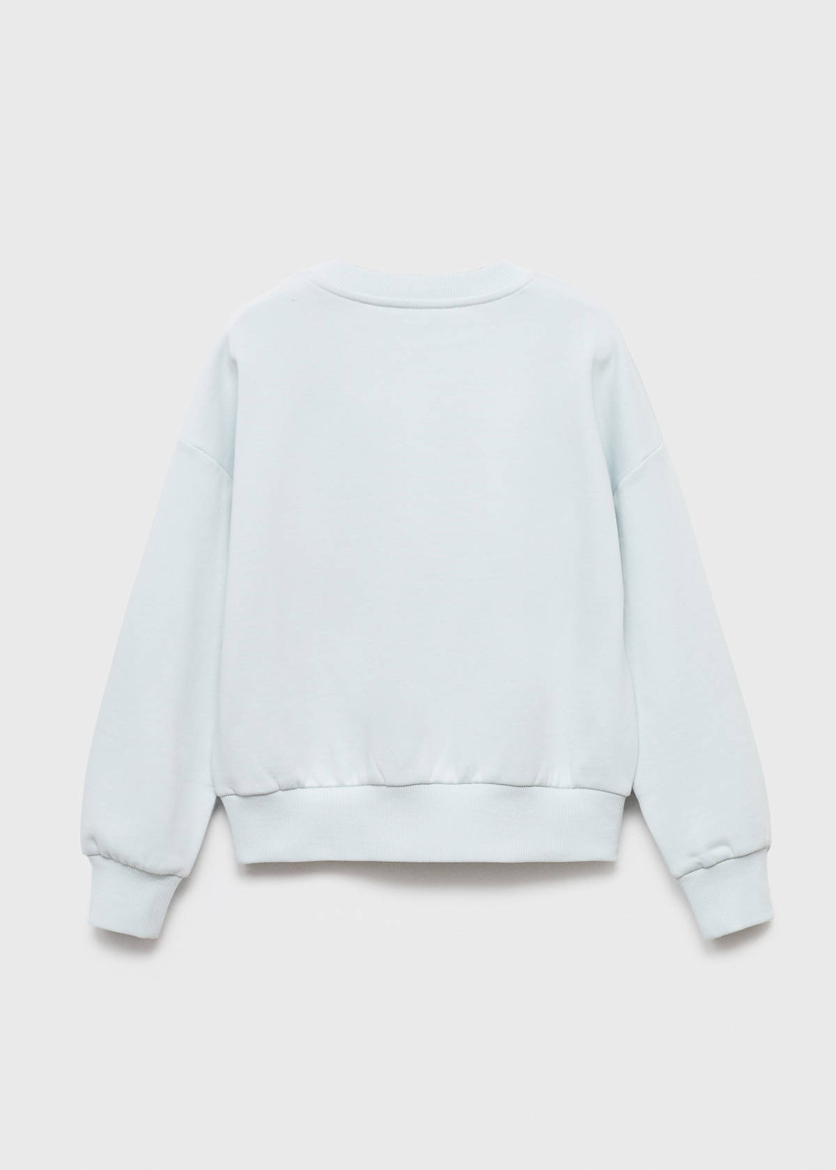 Embroidered Snoopy sweatshirt — Sky Blue