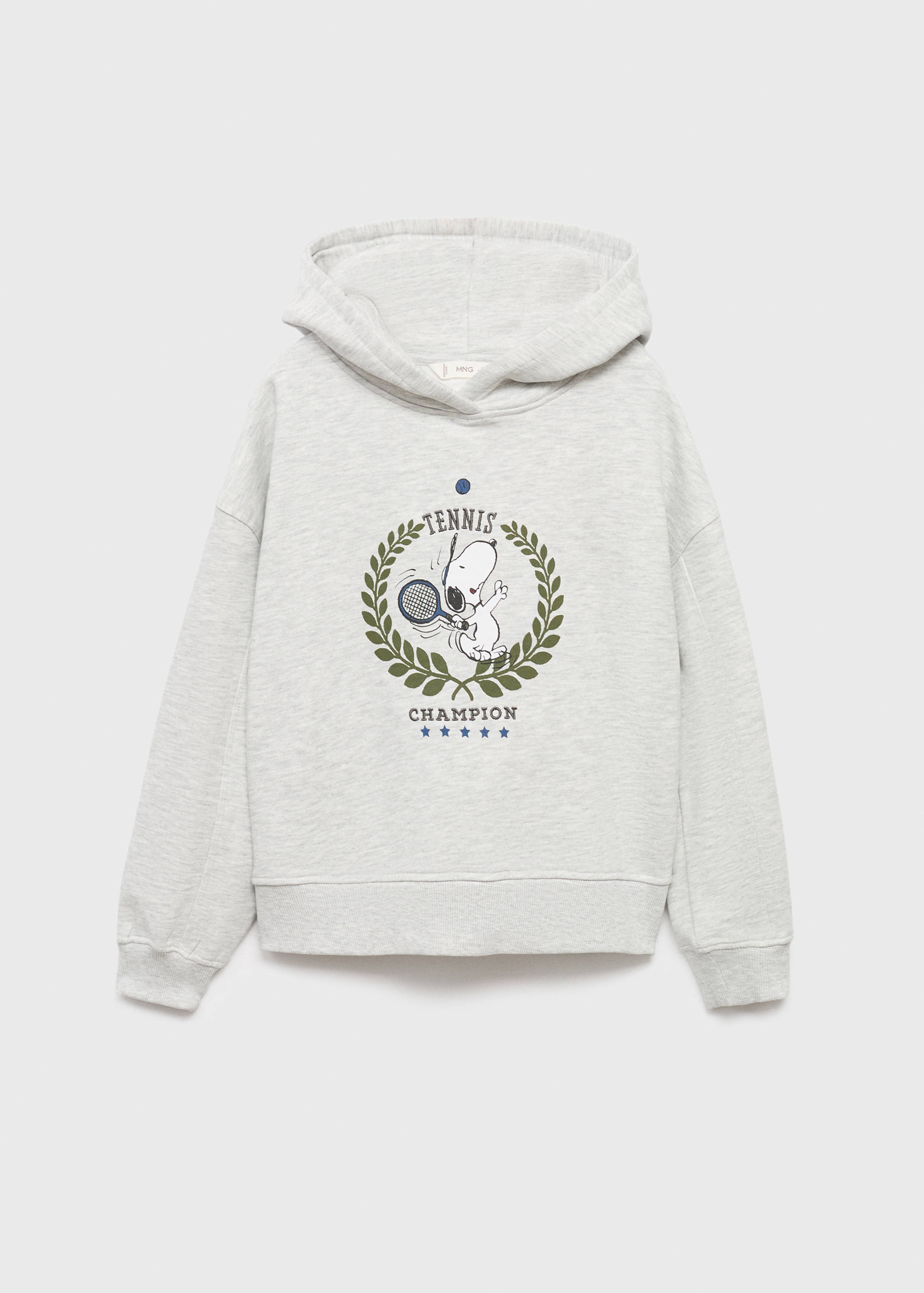 Толстовка с принтом Снупи - Изделие без модели