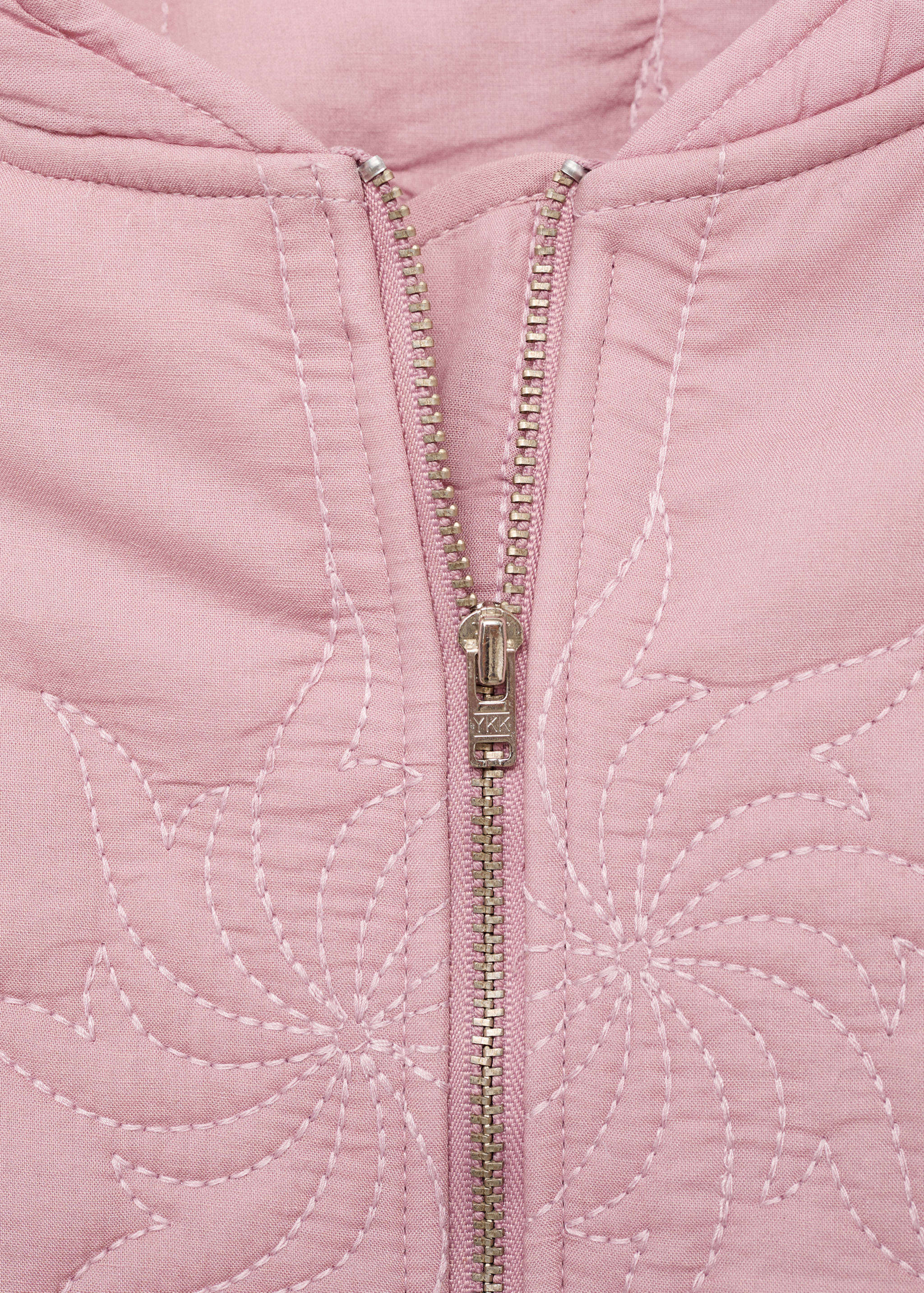 Embroidered quilted jacket - Details of the article 8