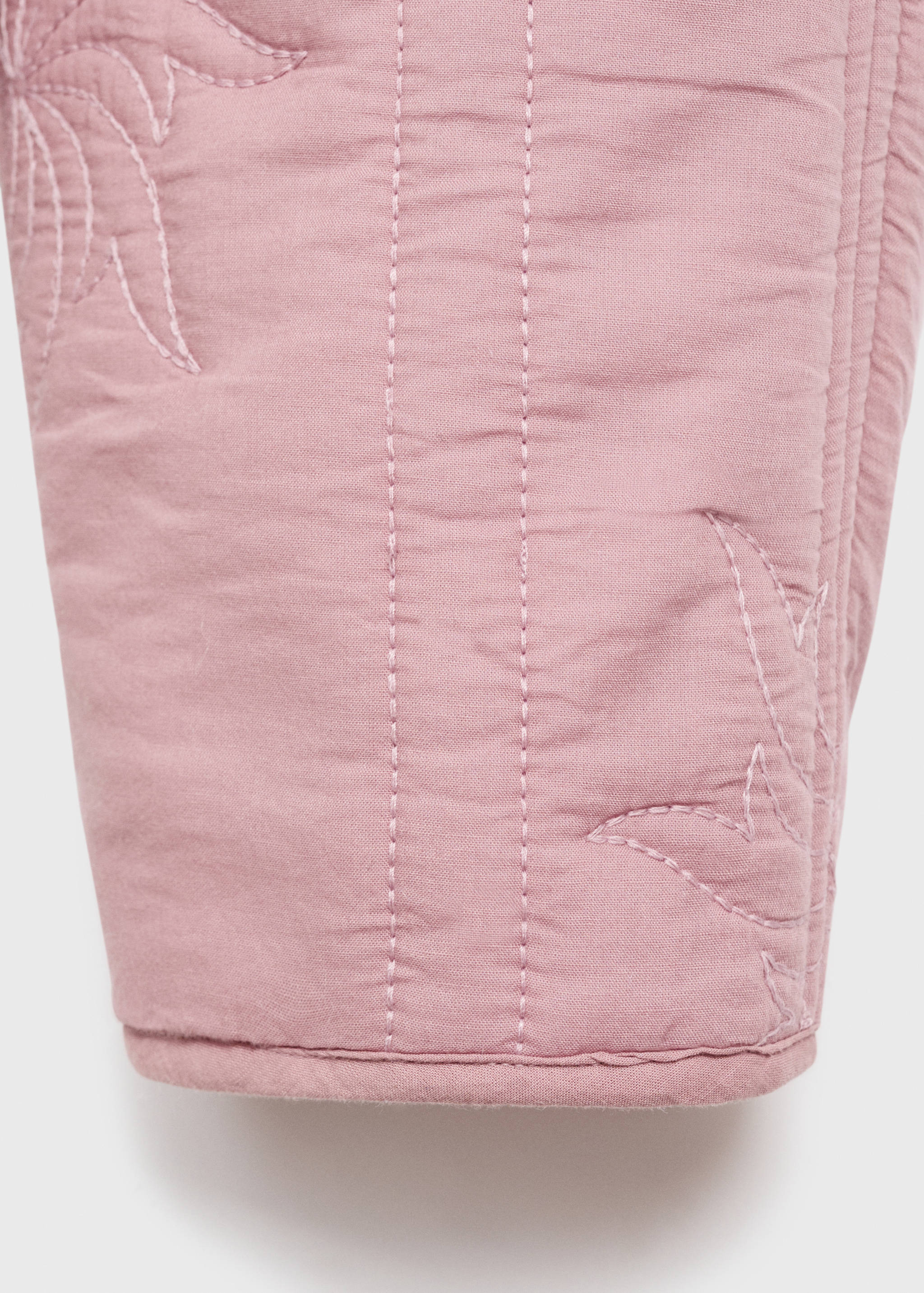 Embroidered quilted jacket - Details of the article 0
