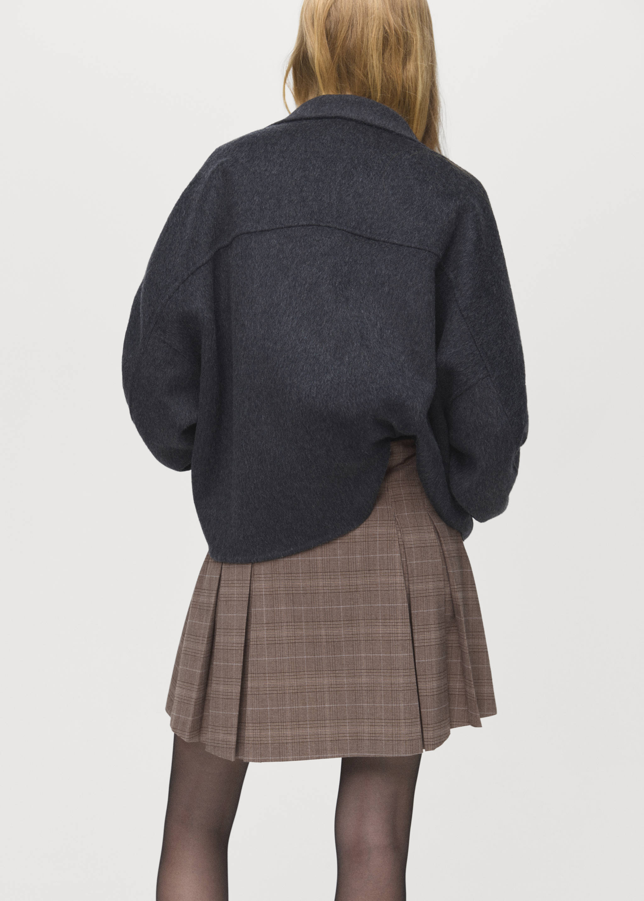 Minijupe plissée - Verso de l’article