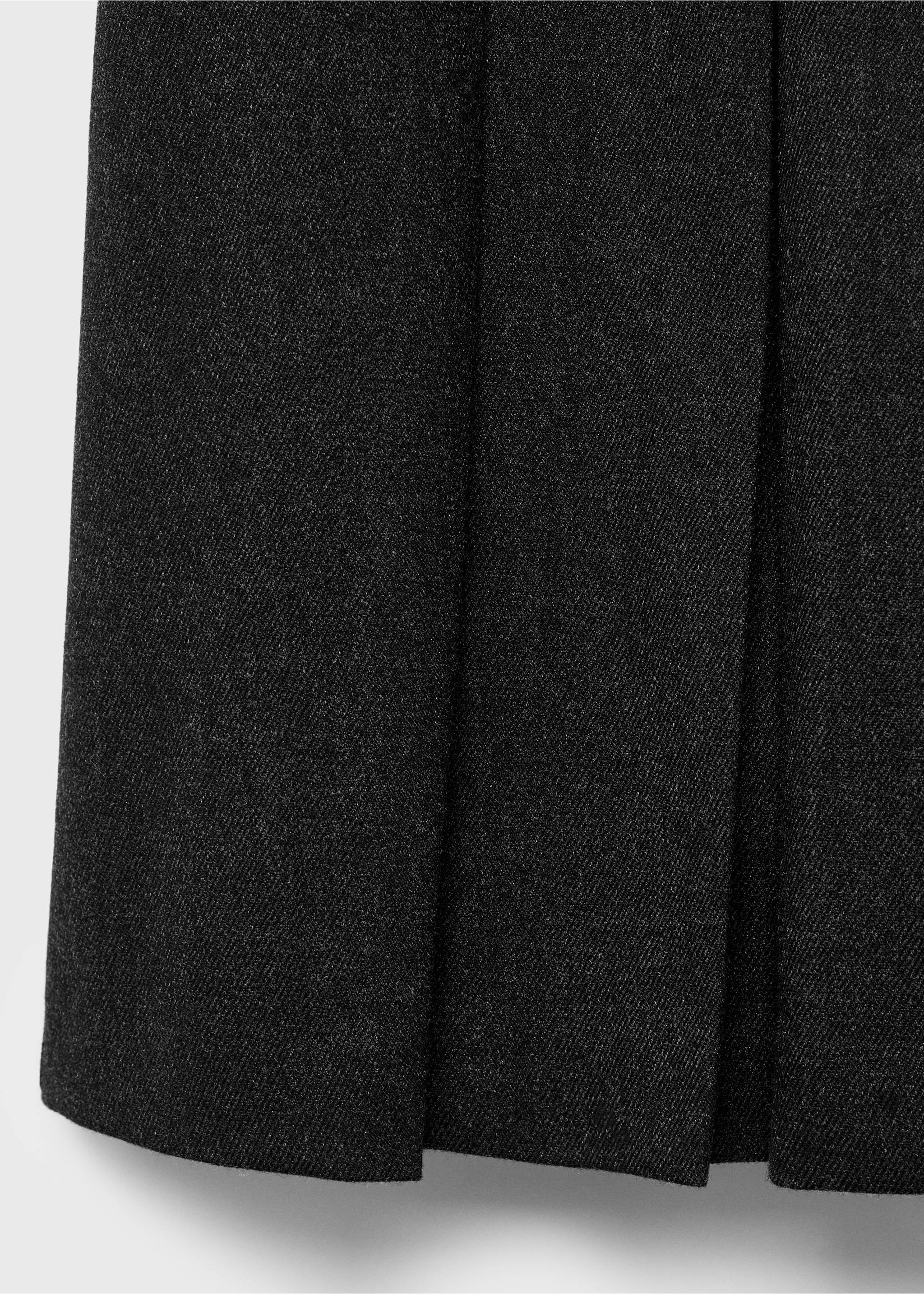Minijupe plissée - Détail de l'article 8, Gris. Ref: 17035167-00.