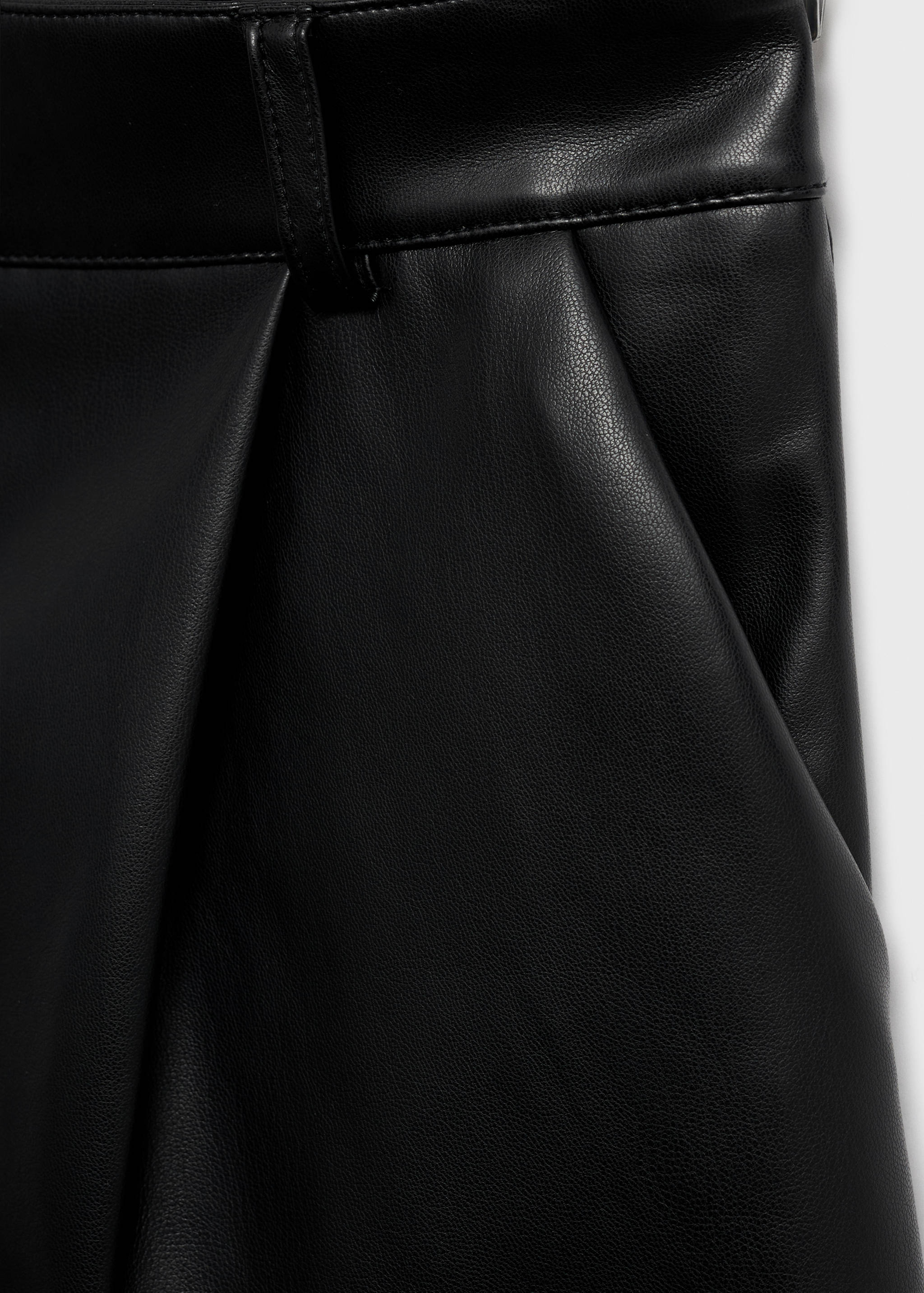 شورتات بليسيه بتأثير الجلد - تفاصيل المنتج 0