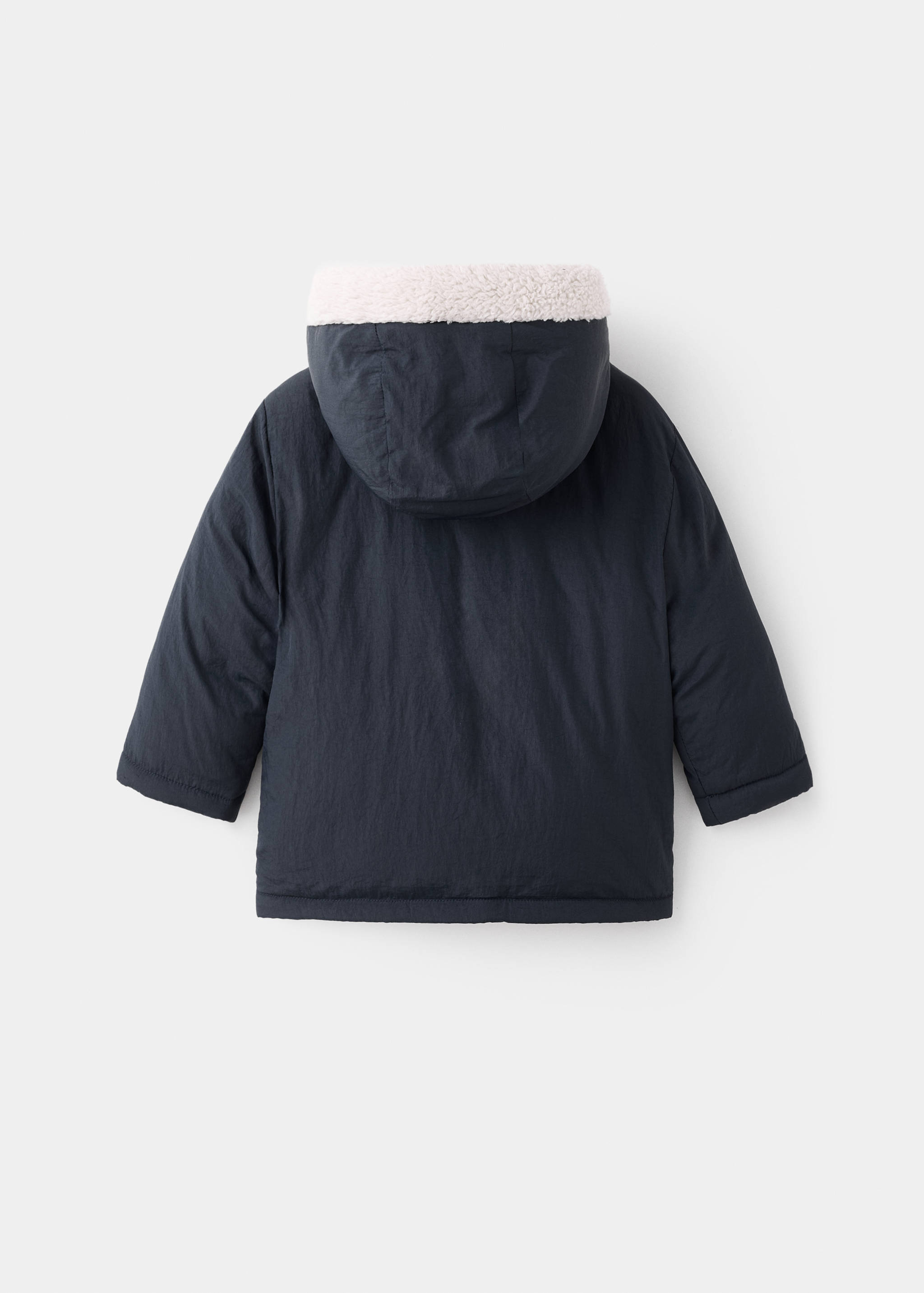 Anorak capucha botones - Reverso del artículo