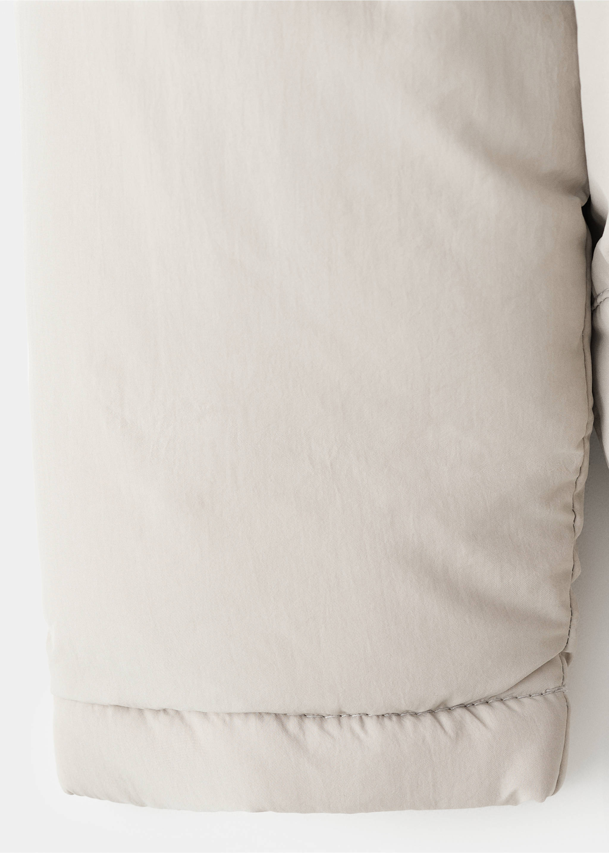 Anorak acolchado capucha pelo - Detalle del artículo 0, Arena. Ref: 17035788-00.