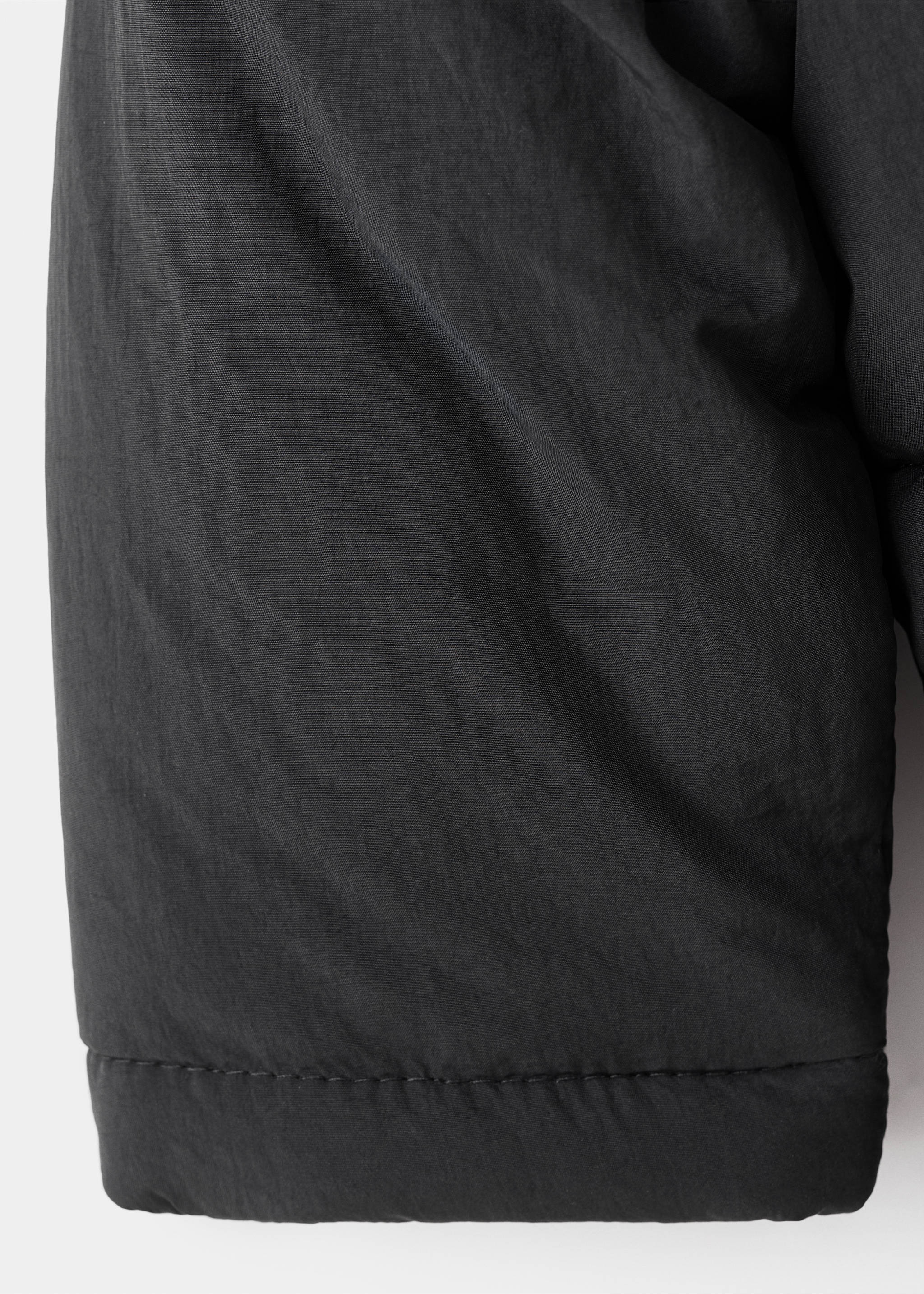 Anorak acolchado capucha pelo - Detalle del artículo 0, Negro. Ref: 17035788-00.