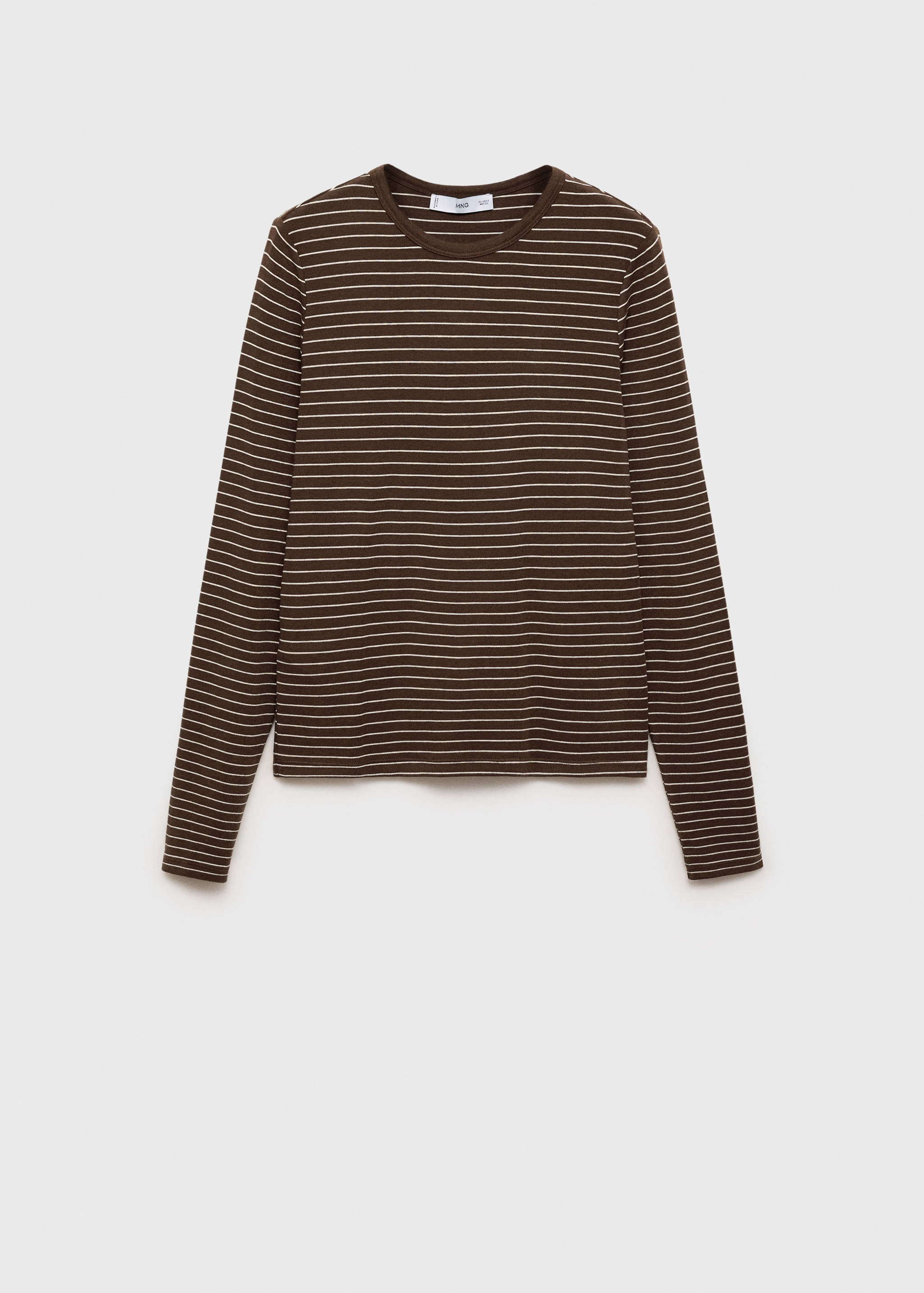 Long-sleeved striped t-shirt - Article without model