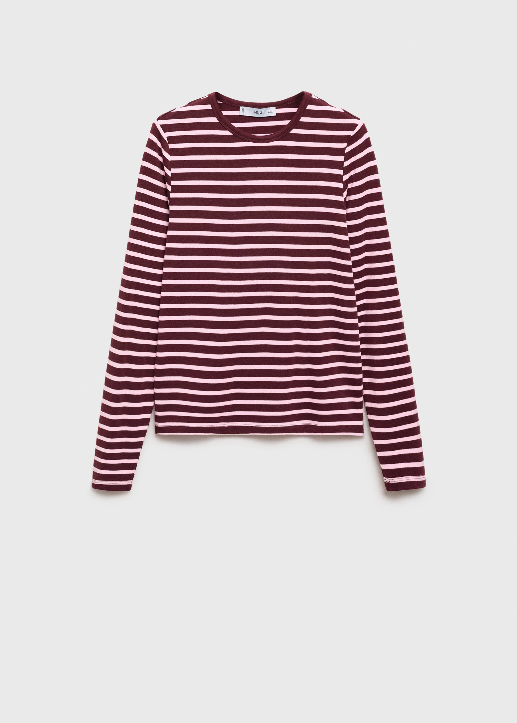 Long-sleeved striped t-shirt - Article without model