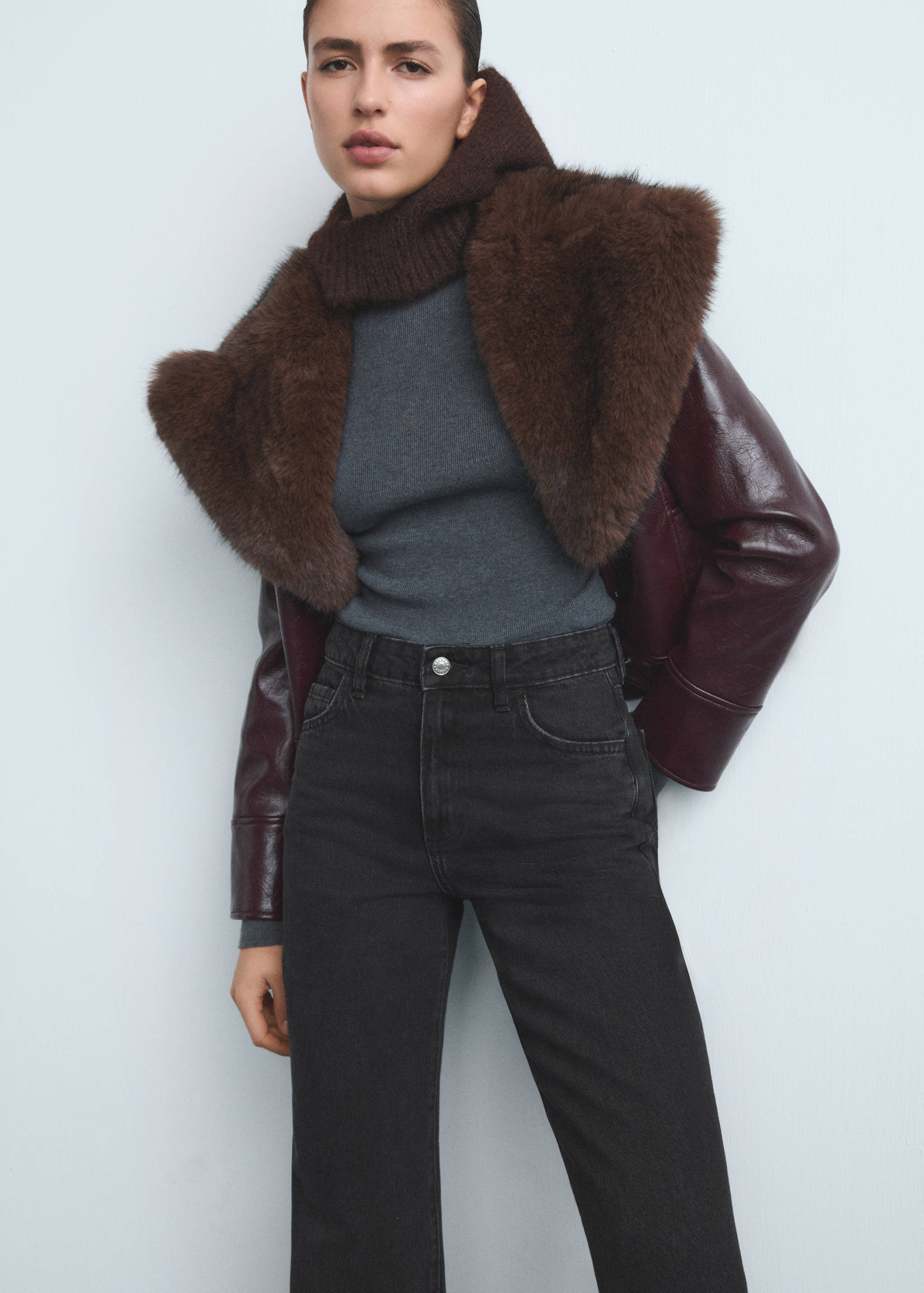 Jeans Danila med vide ben og høyt liv - Artikkeldetalj 1