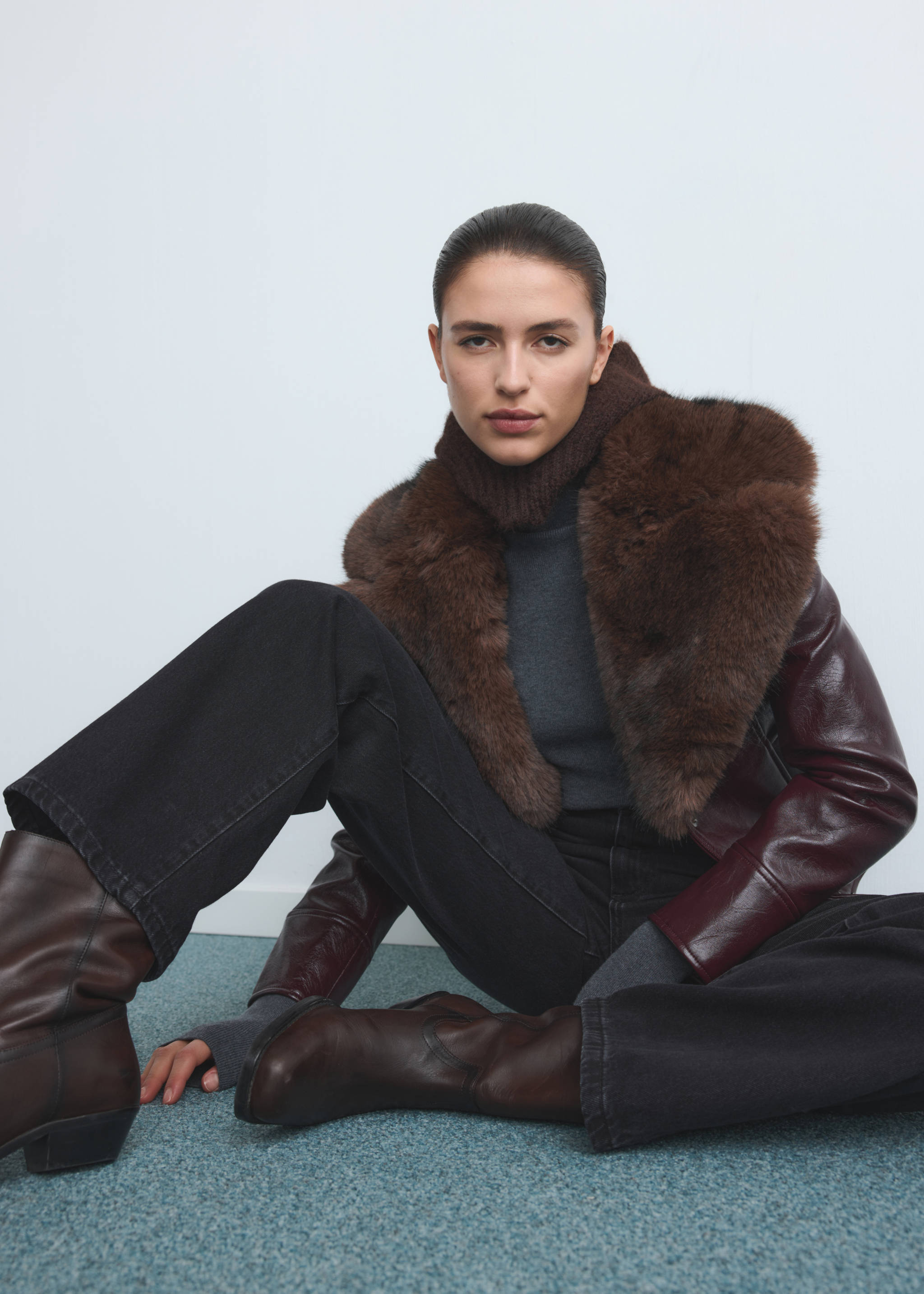 Jeans Danila med vide ben og høyt liv - Artikkeldetalj 2