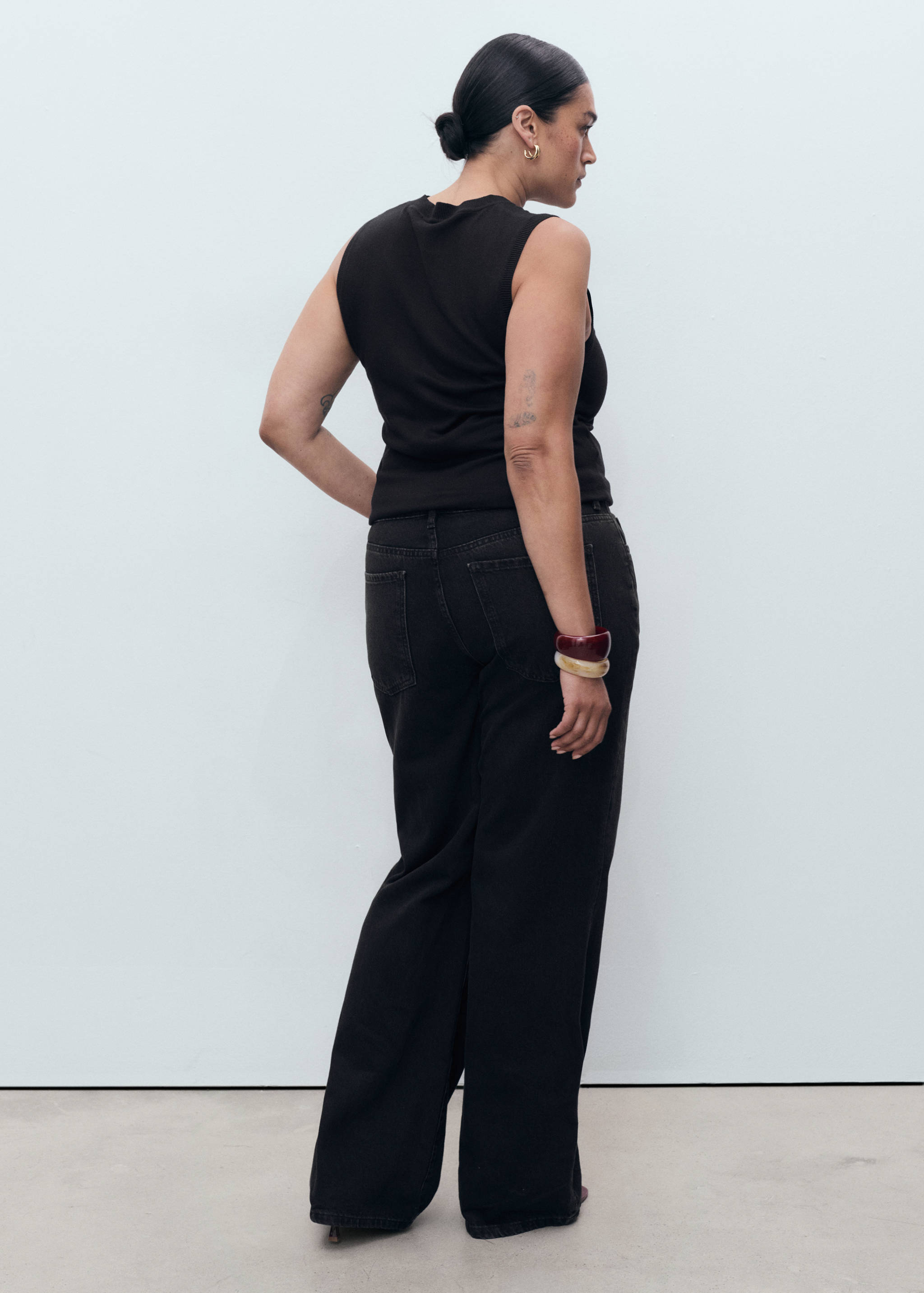 Jeans Danila med vide ben og høyt liv - Artikkeldetalj 4