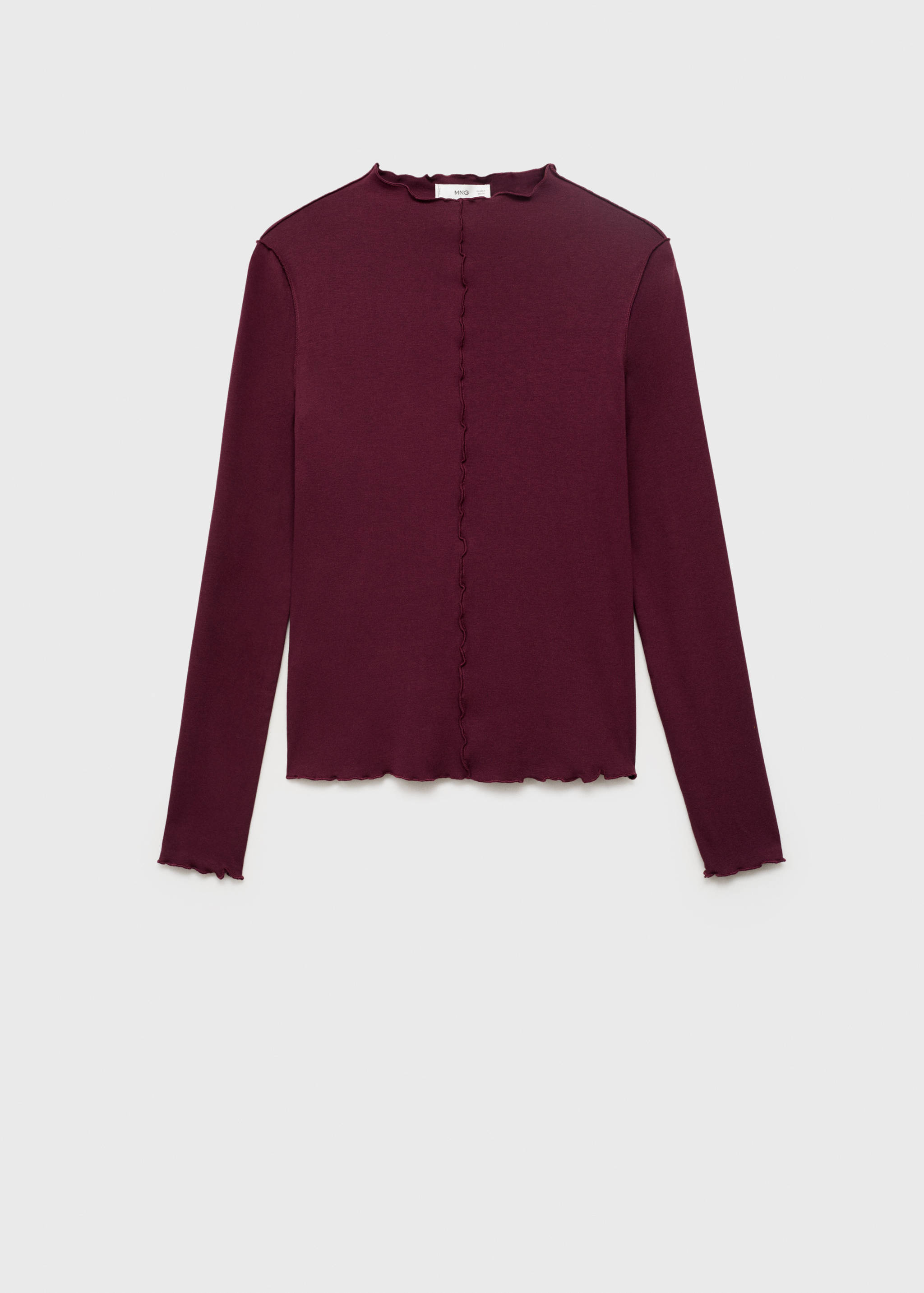 Piko kenarlı tişört - Modelsiz ürün