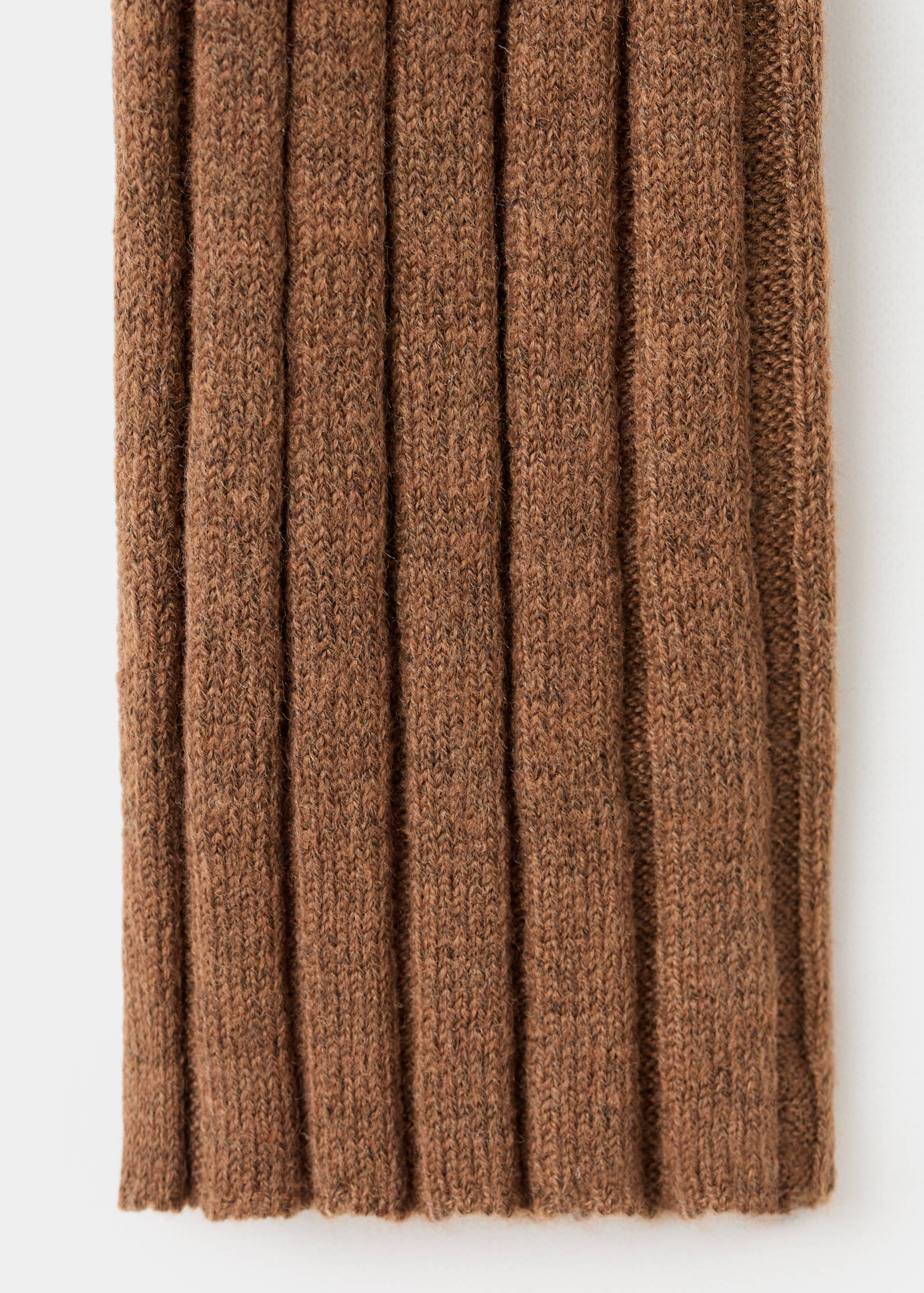Fine rib knit cardigan - Details of the article 0