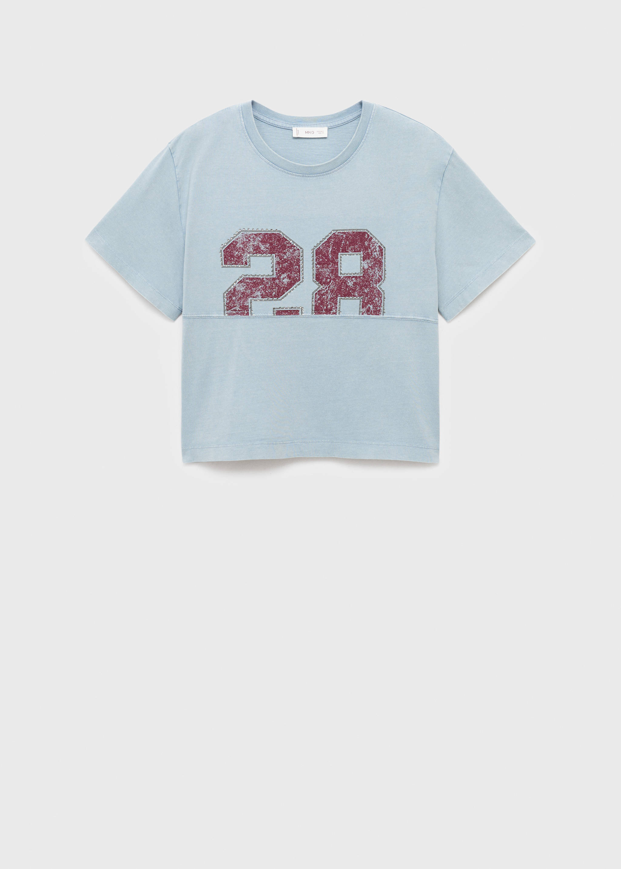 Printed cotton-blend t-shirt - Article without model