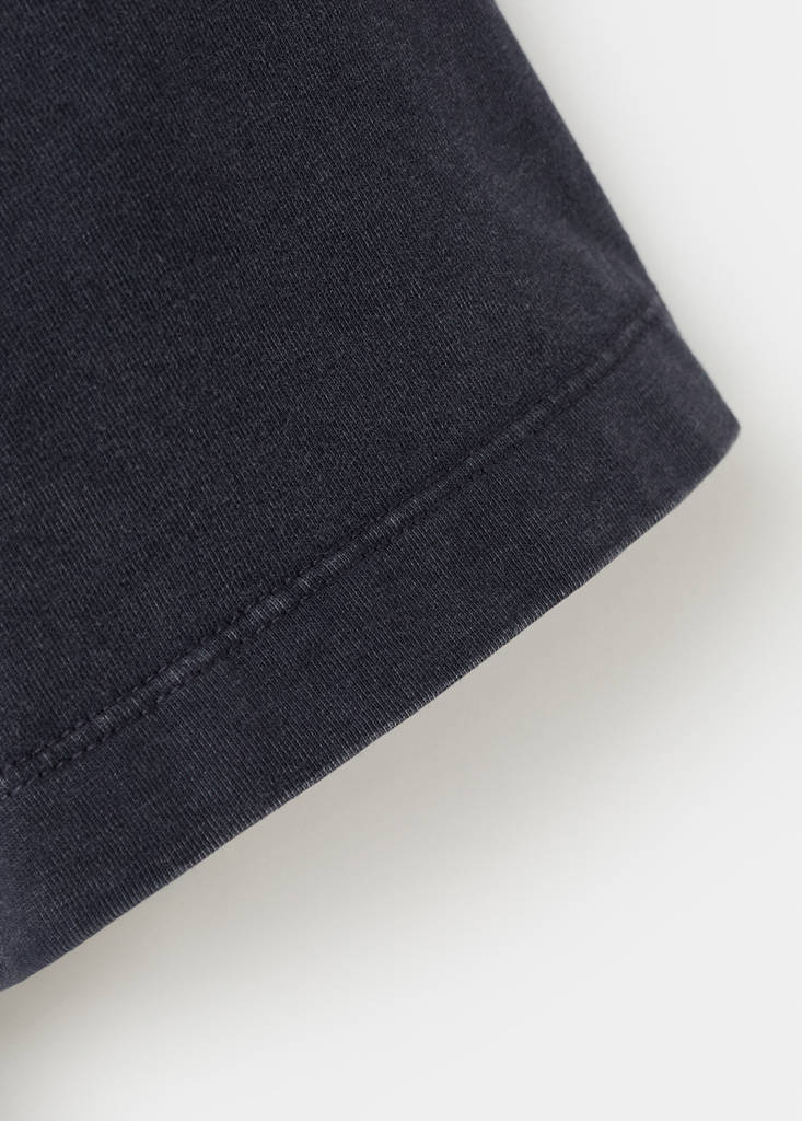 Printed cotton-blend t-shirt — Charcoal