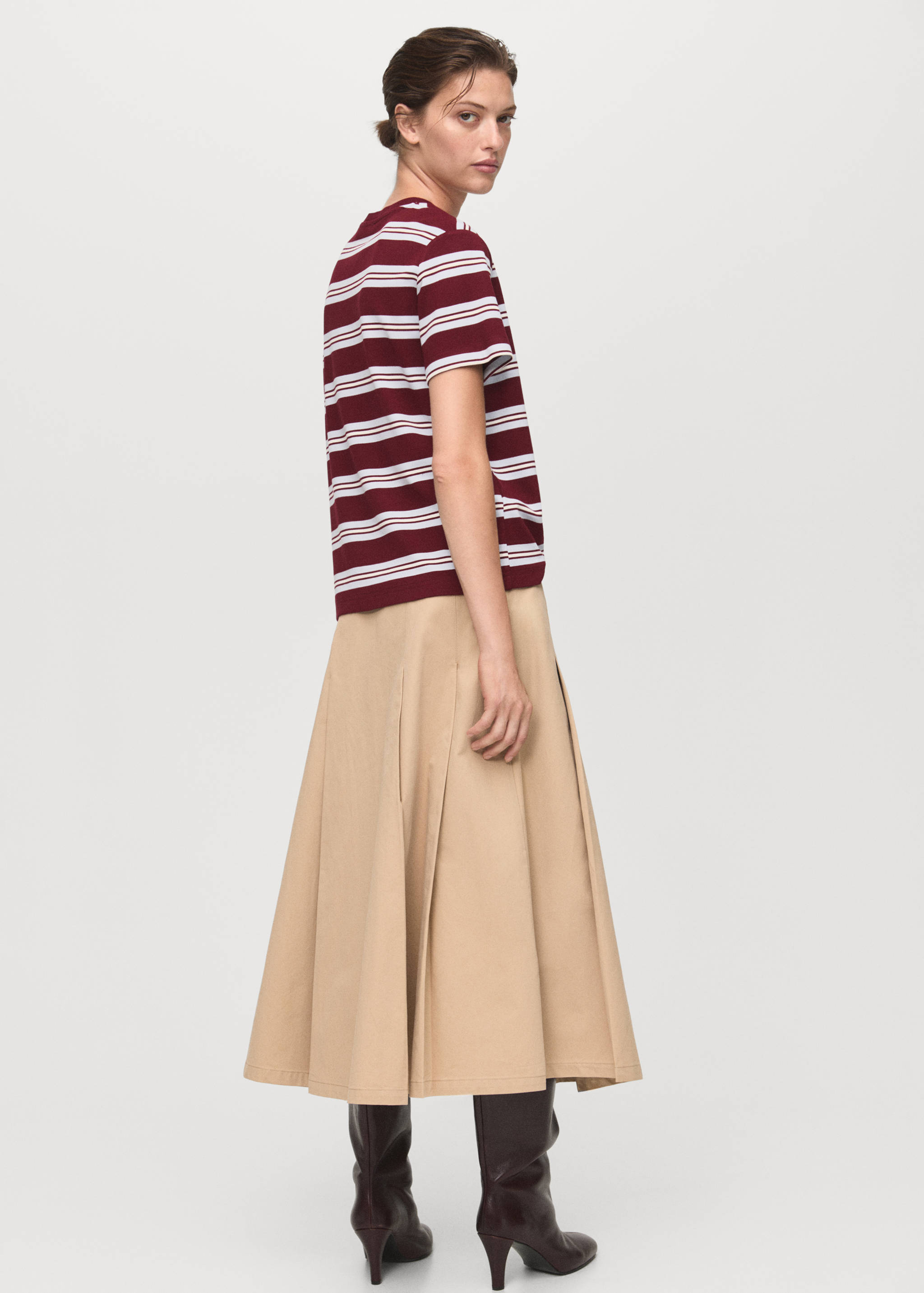 T-shirt manches courtes rayures - Verso de l’article