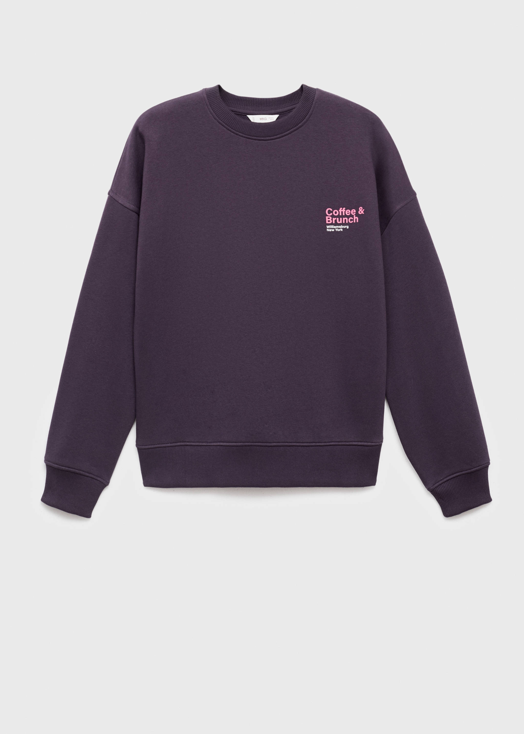 Printed cotton sweatshirt - Article without model