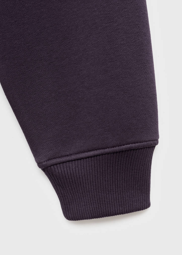 Printed cotton sweatshirt — Purple