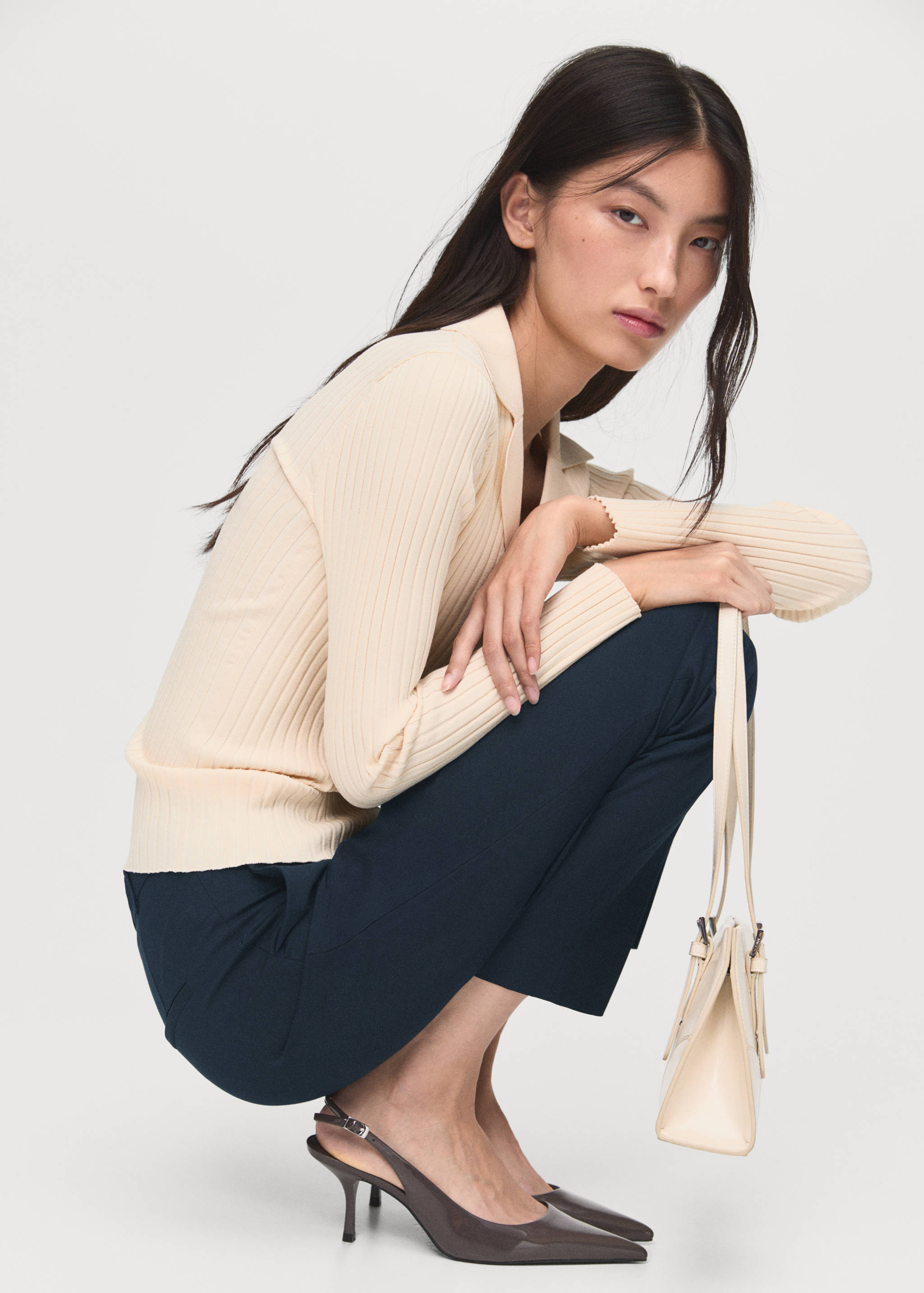 Straight suit trousers - Details of the article 6