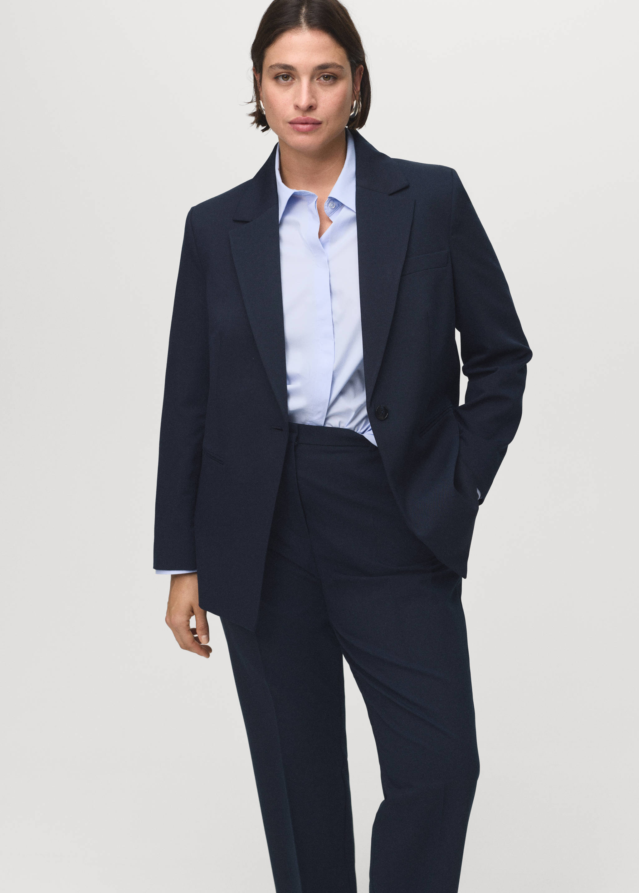 Straight suit trousers - Details of the article 5