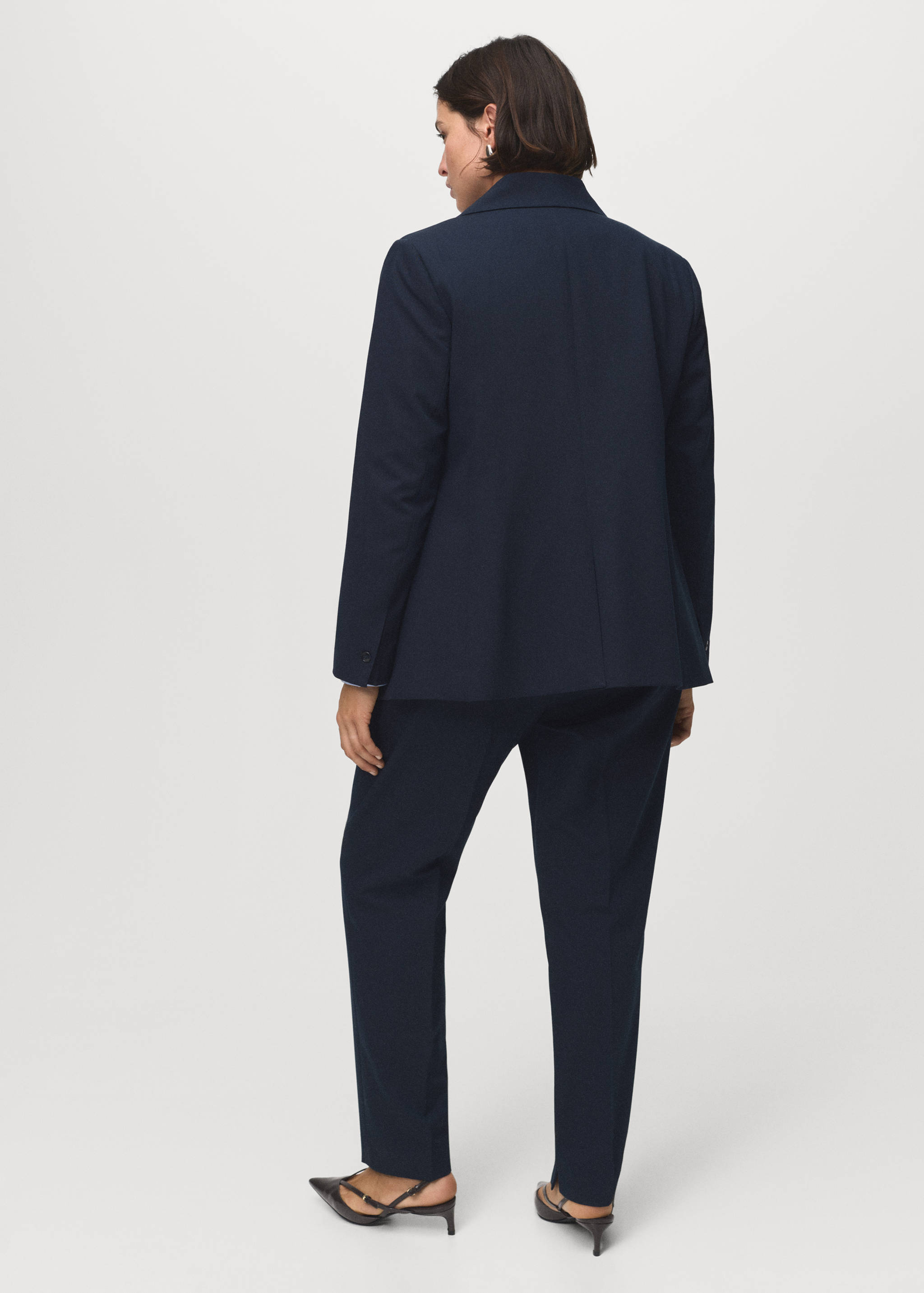 Straight suit trousers - Details of the article 4