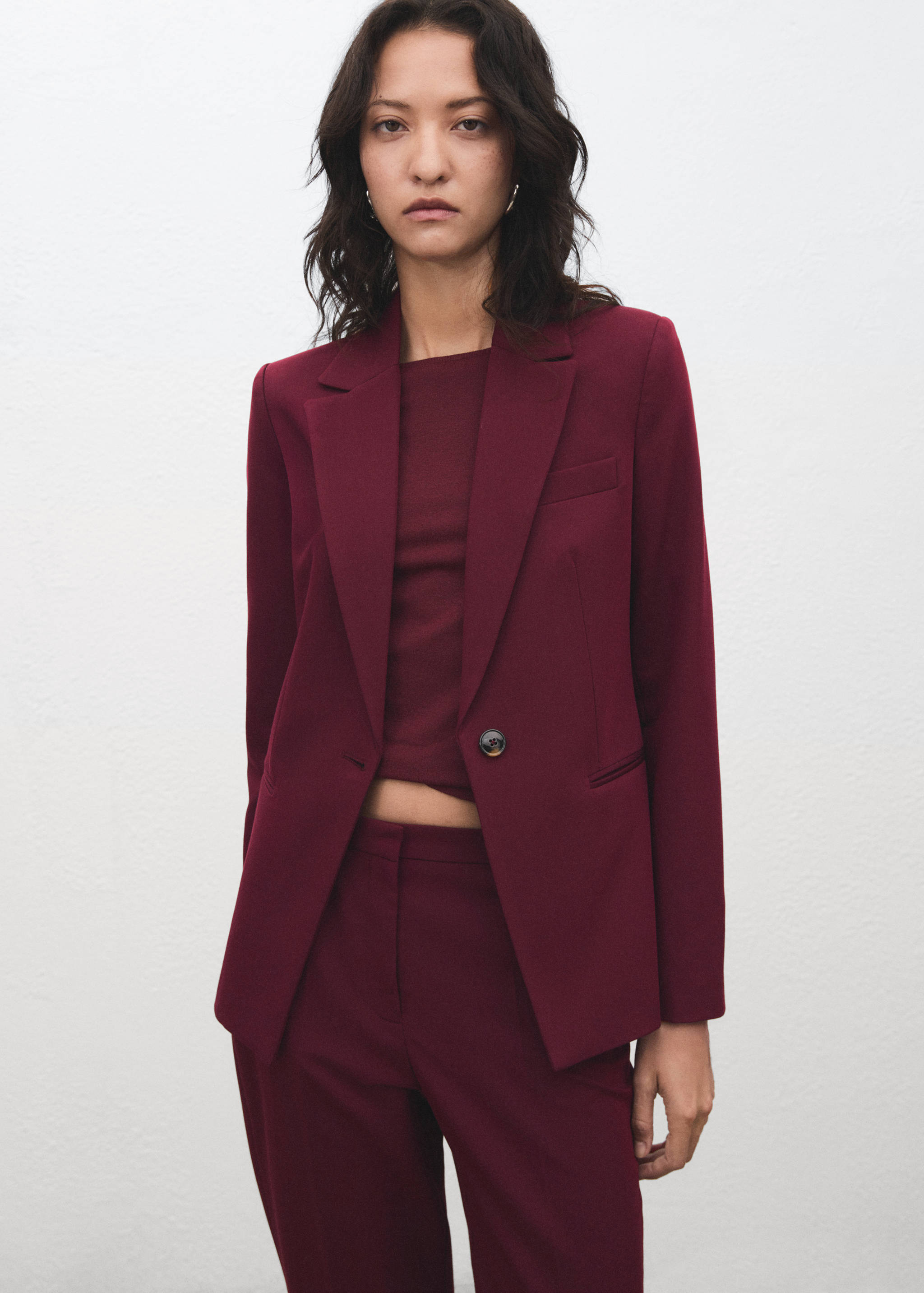 Straight suit trousers - Details of the article 1