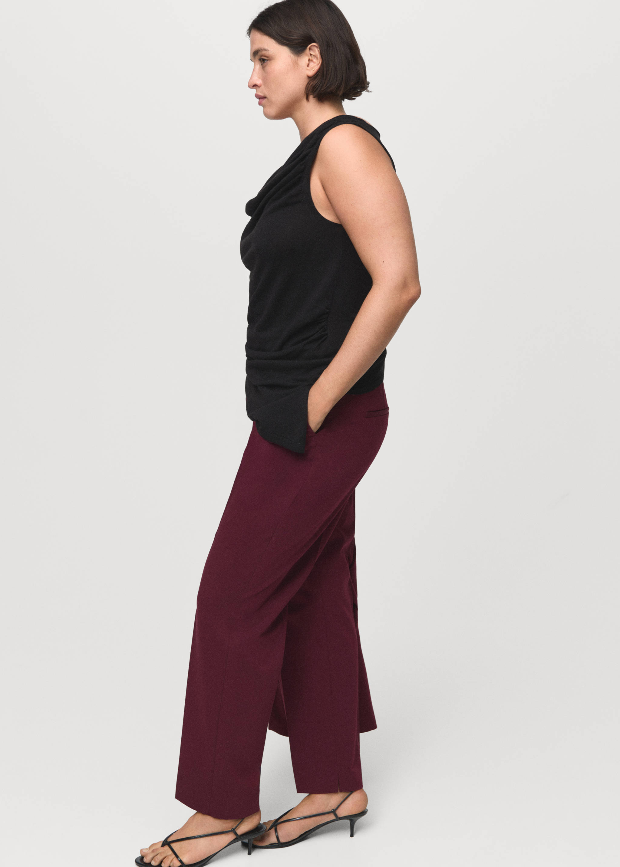 Straight suit trousers - Details of the article 5