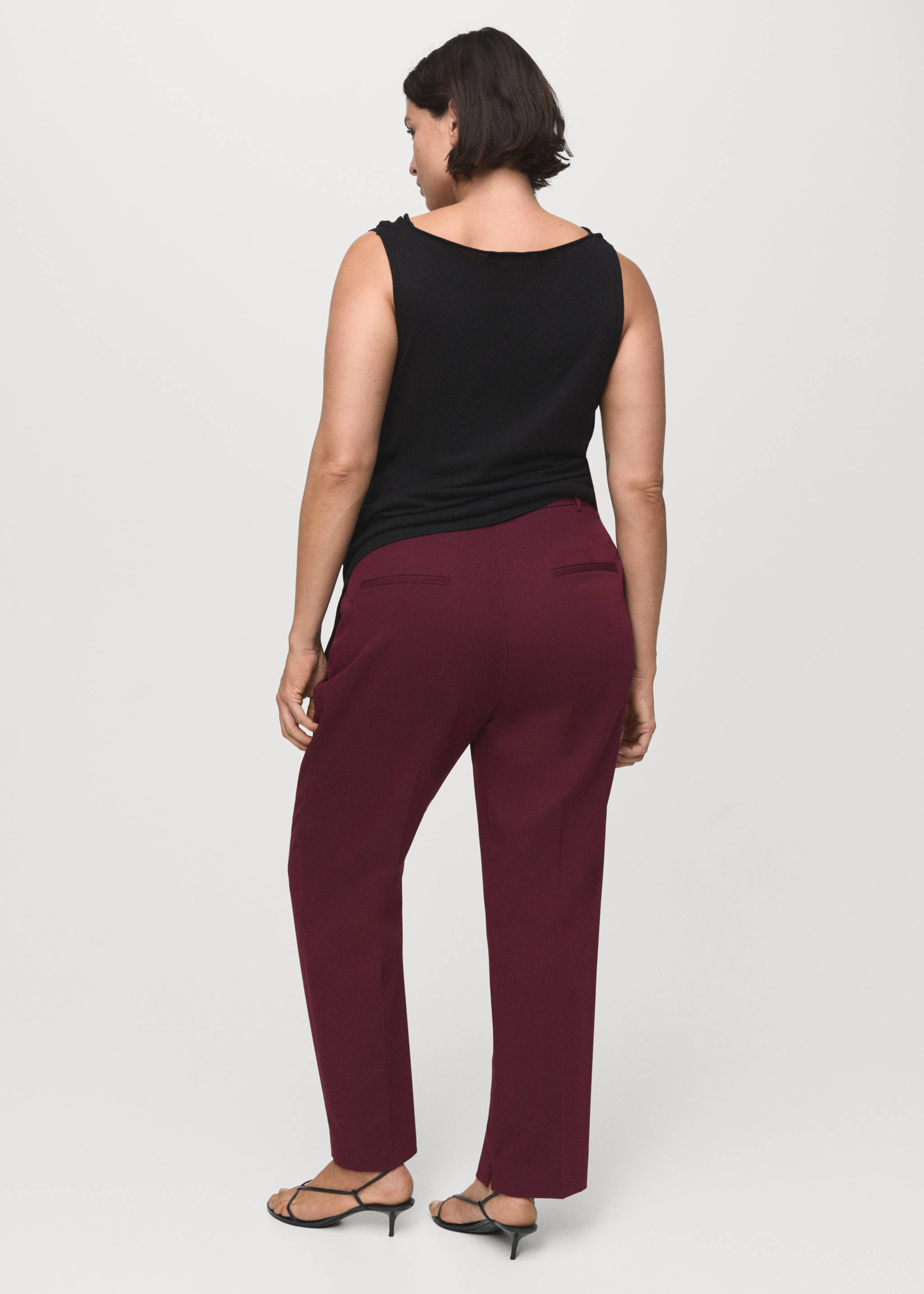 Straight suit trousers - Details of the article 4