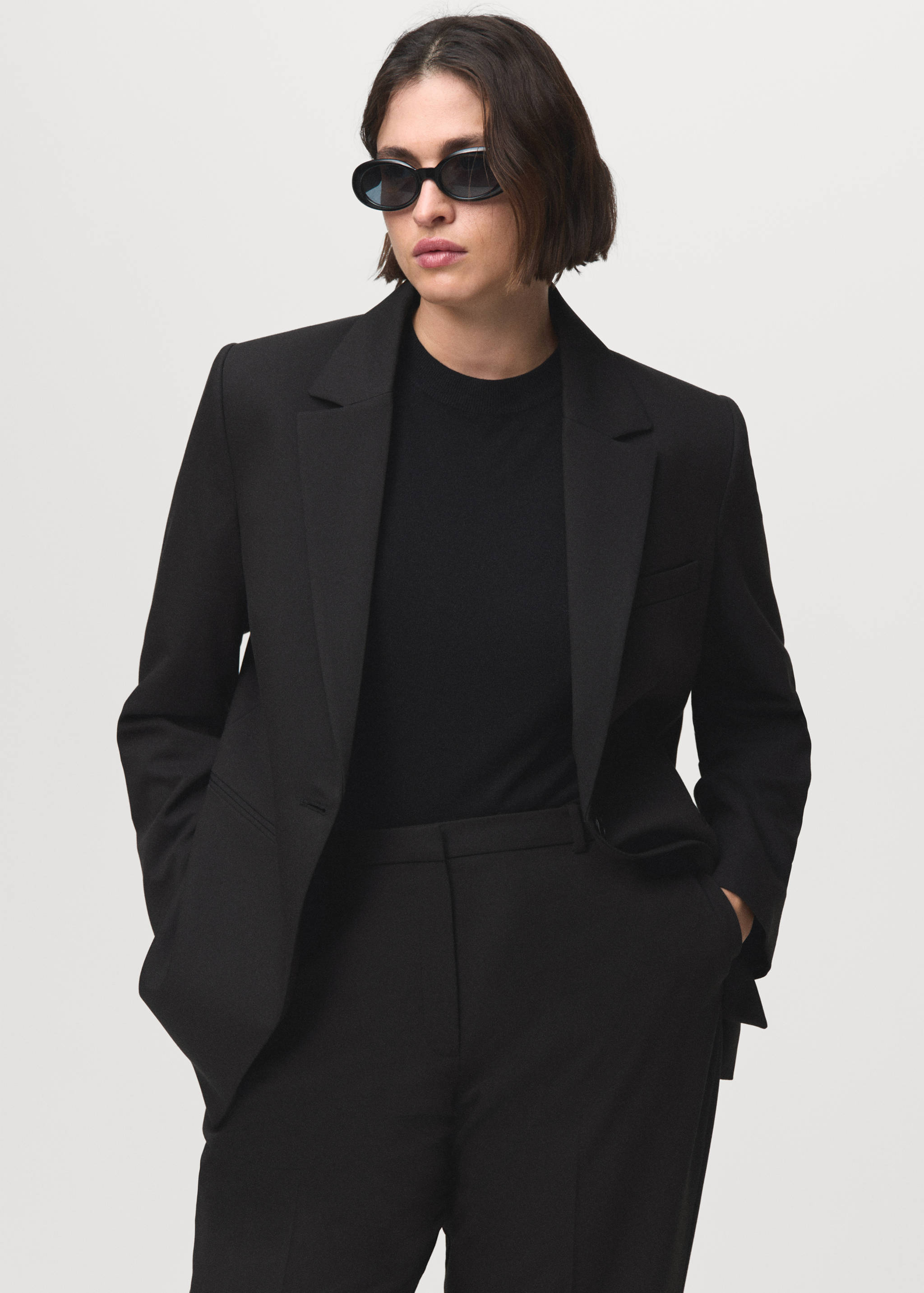 Straight suit trousers - Details of the article 5