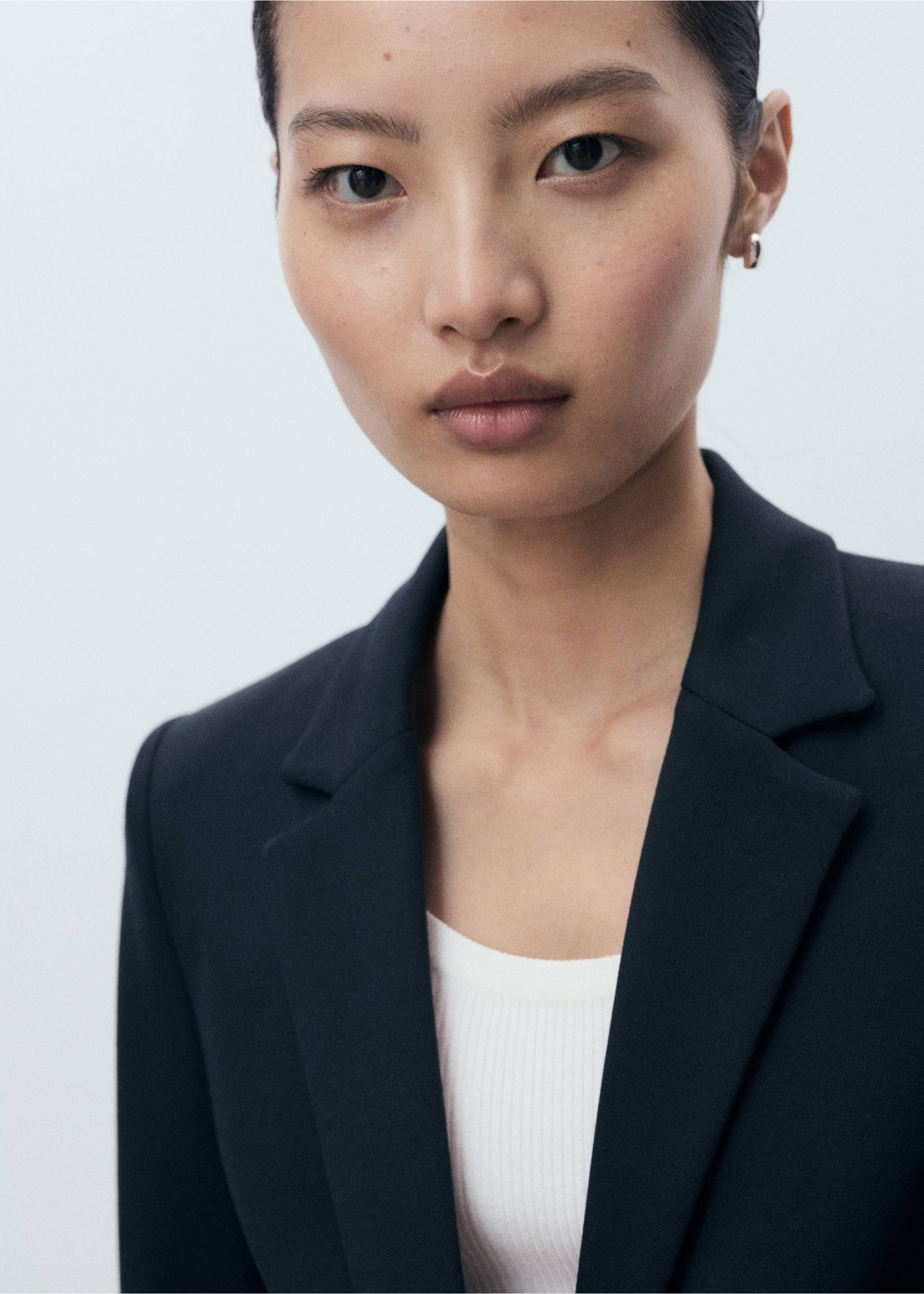 Blazer costume cintré - Détail de l'article 1, Bleu marine foncé. Ref: 17035807-00.