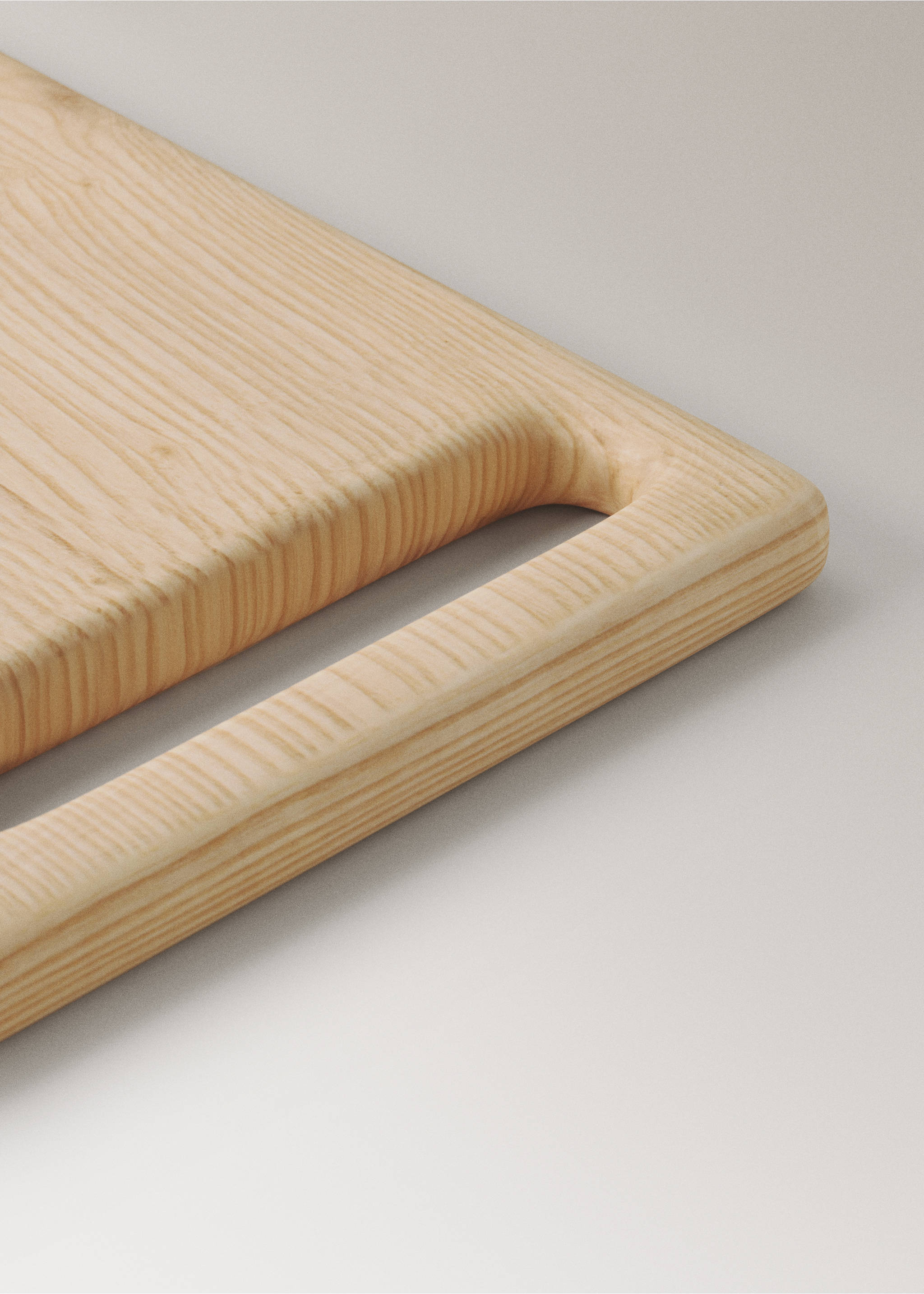 Medium ash wood table - Details of the article 2, Sand. Ref: 17035808-00.