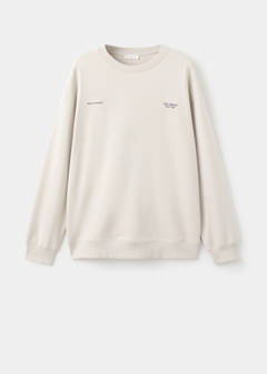 Printed cotton sweatshirt — Light/Pastel Grey 3