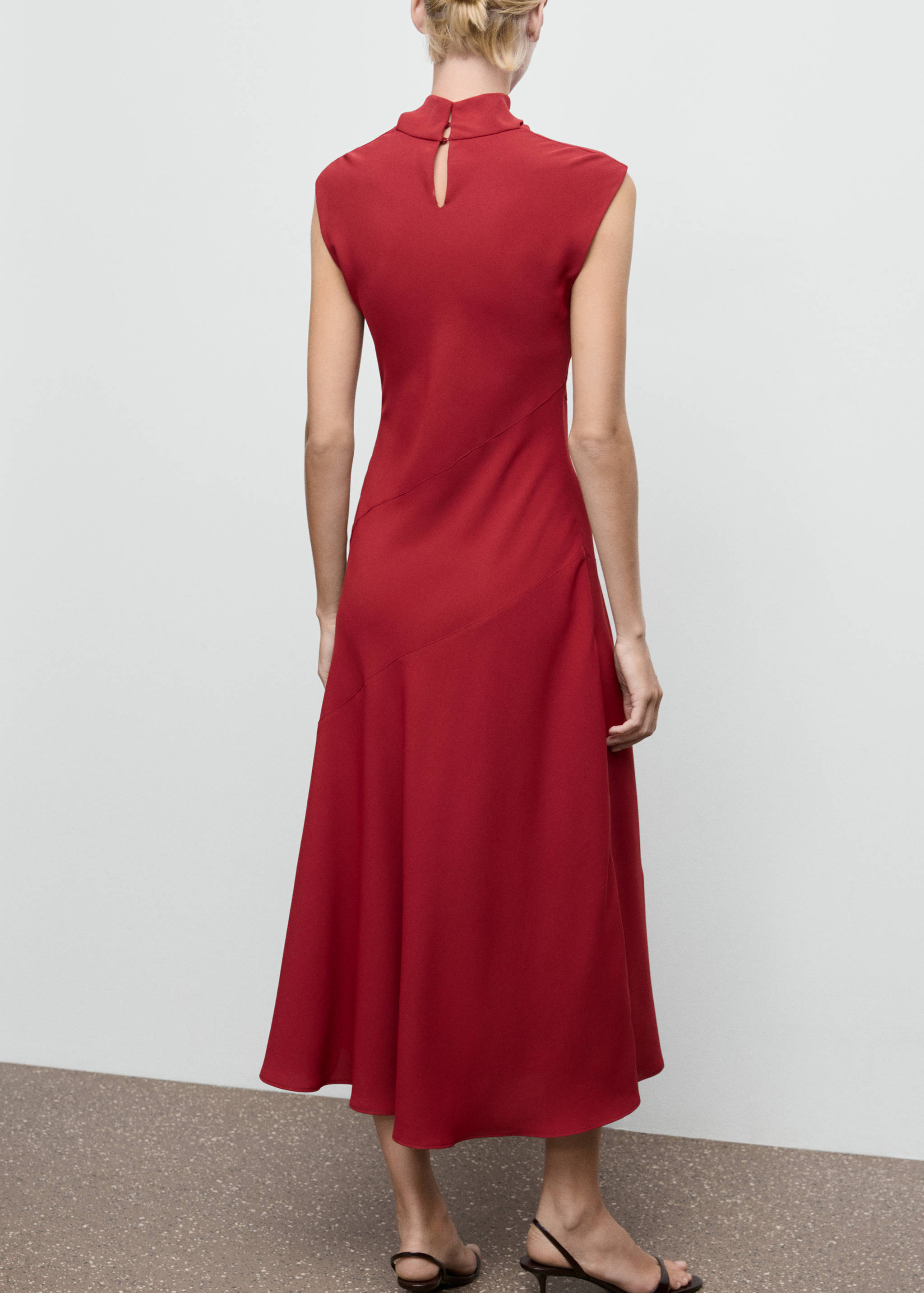 Φόρεμα εβαζέ ζιβάγκο - Πίσω όψη προϊόντος