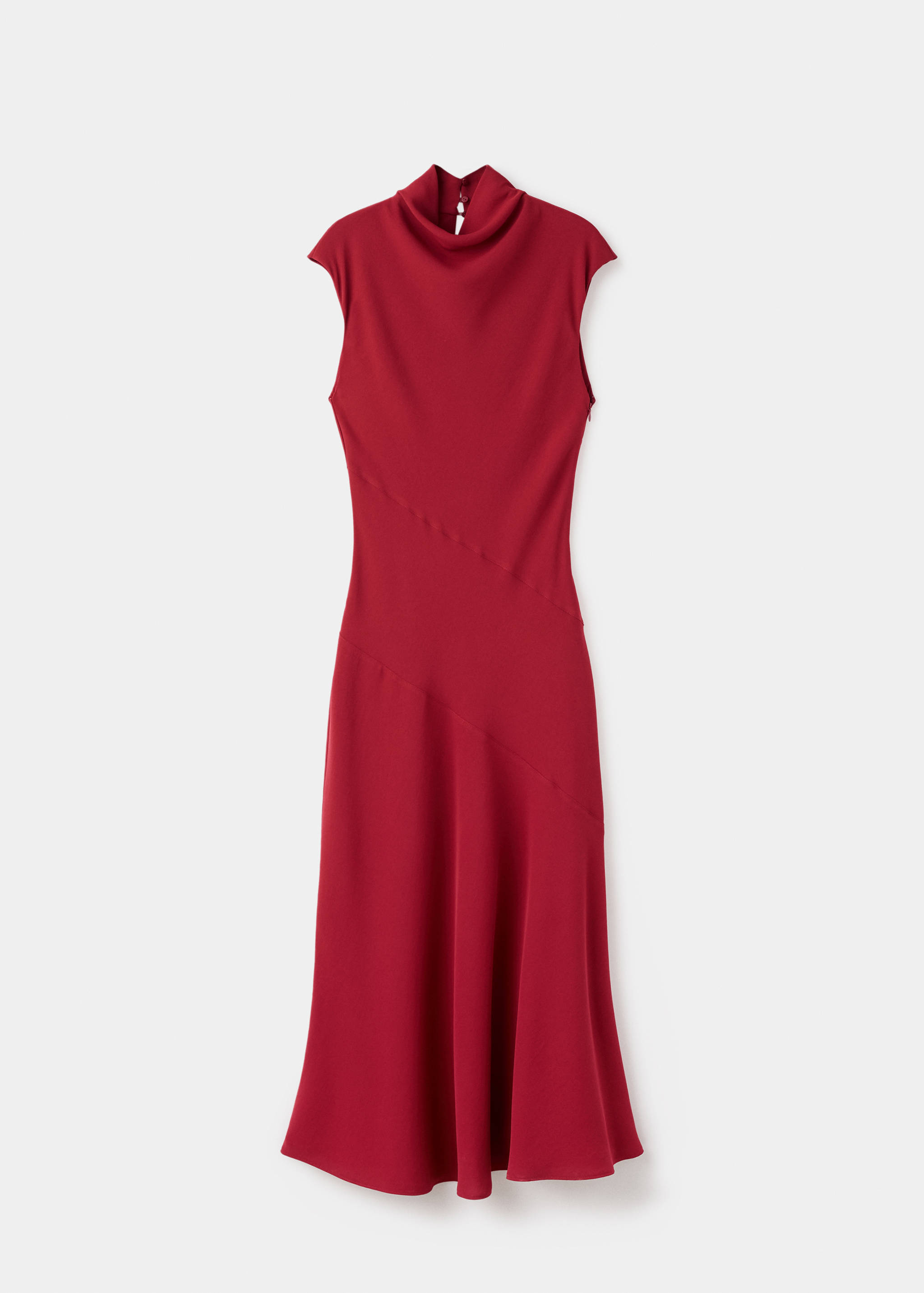 Robe évasée col montant - Article sans modèle