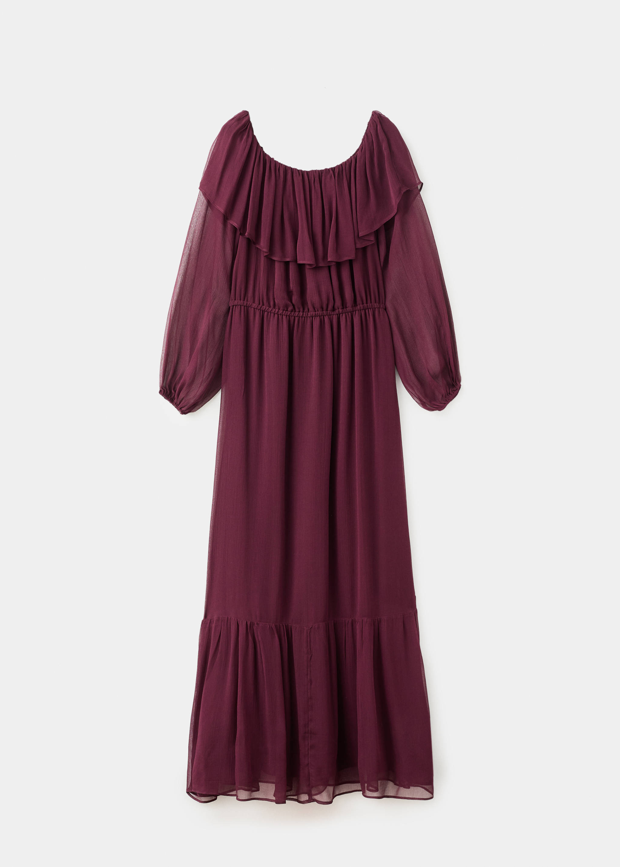 Strapless dress with ruffles - Article without model