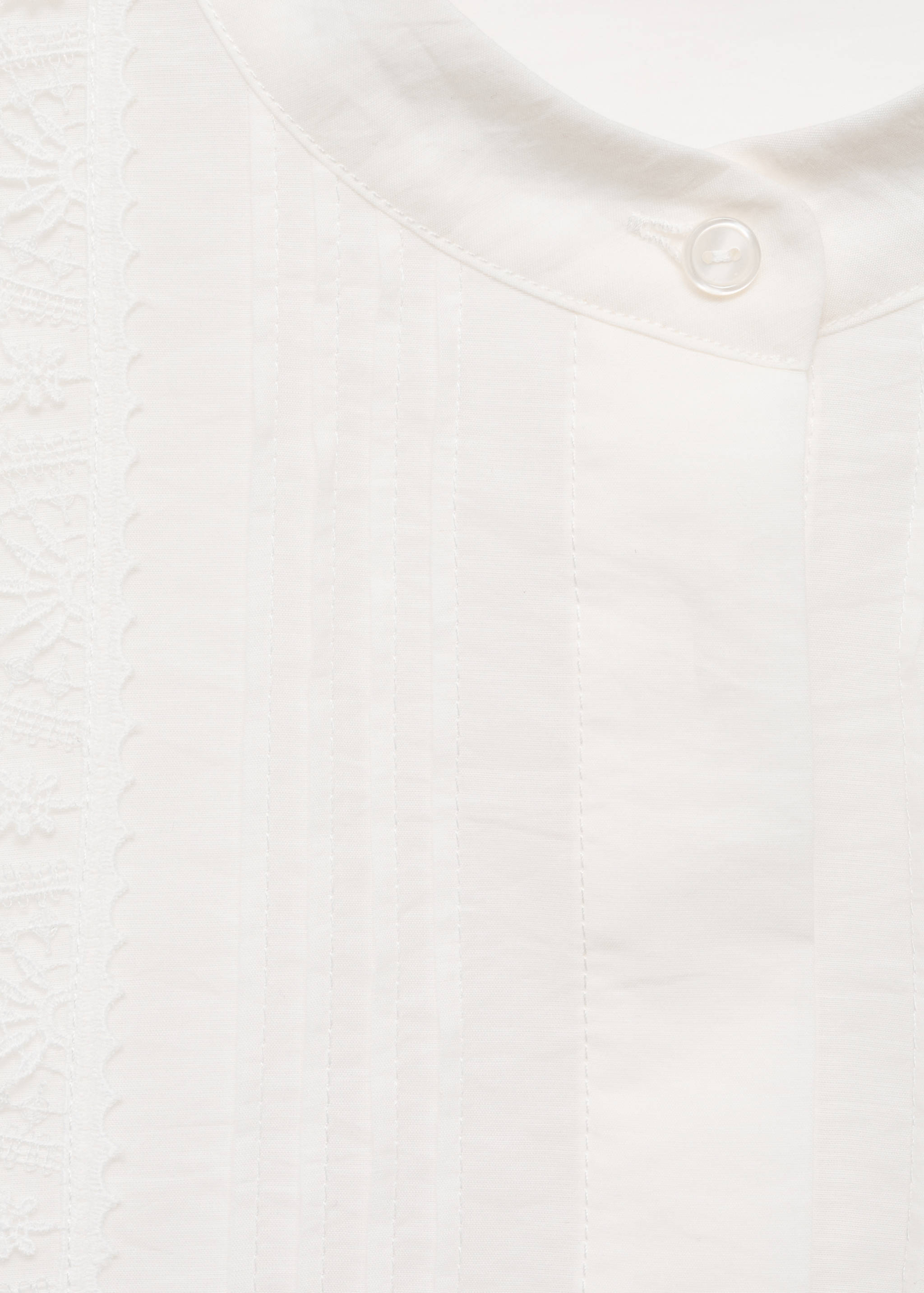 Blouse with lace trim details - Details of the article 8