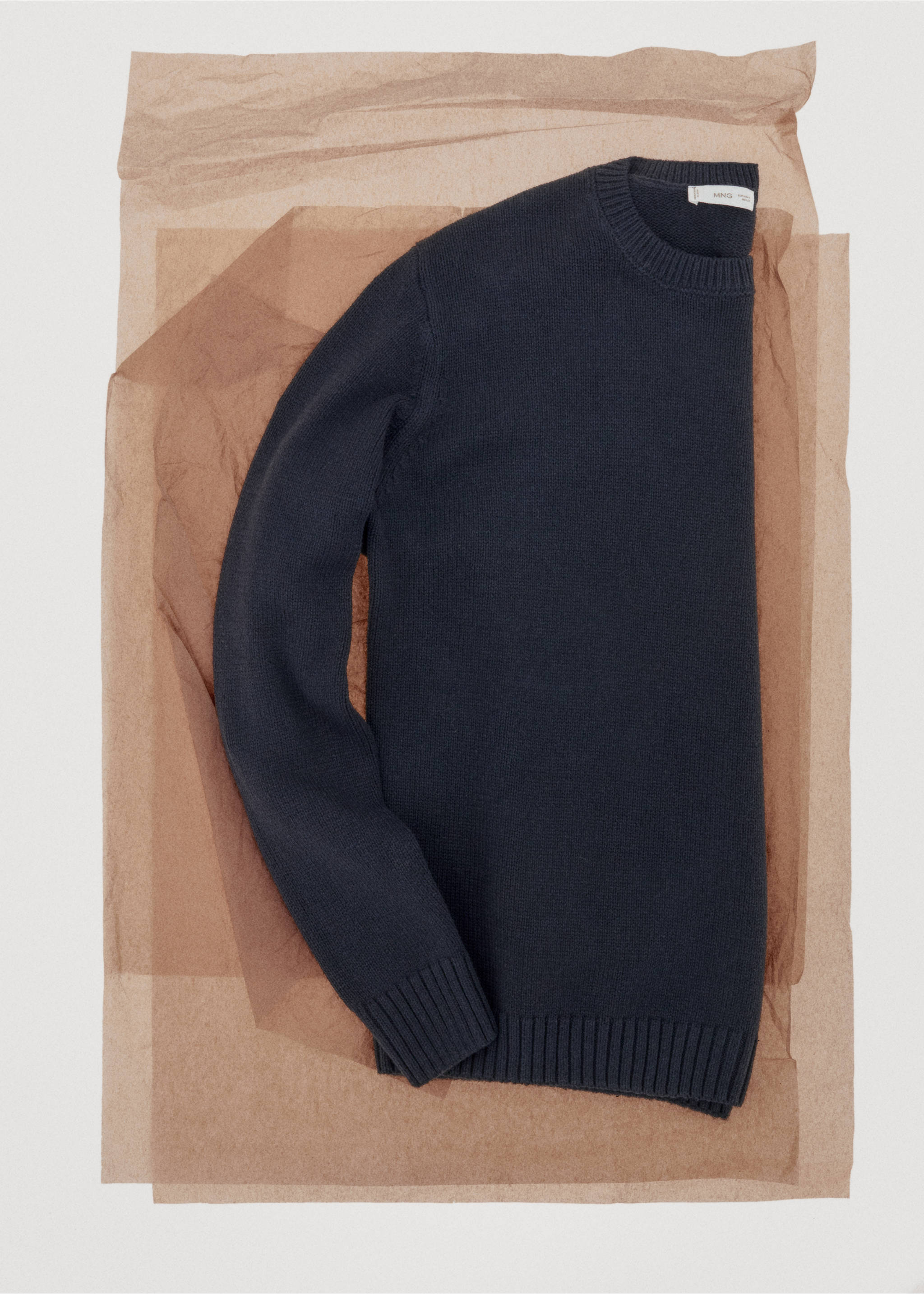 Jersey básico algodón - Detalle del artículo 7, Azul marino. Ref: 17035819-00.