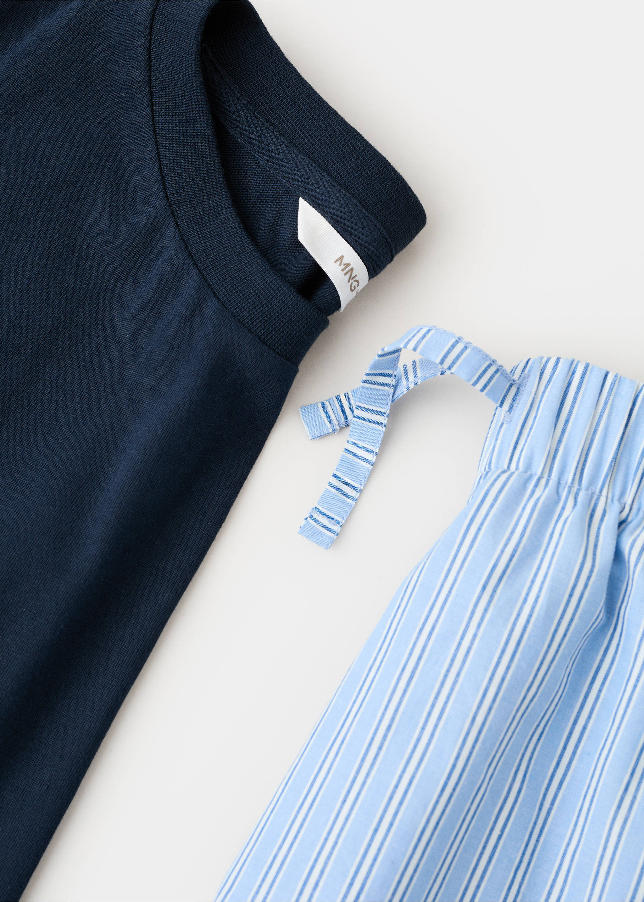 Pack pijama algodón - Detalle del artículo 8, Azul marino. Ref: 17035823-00.