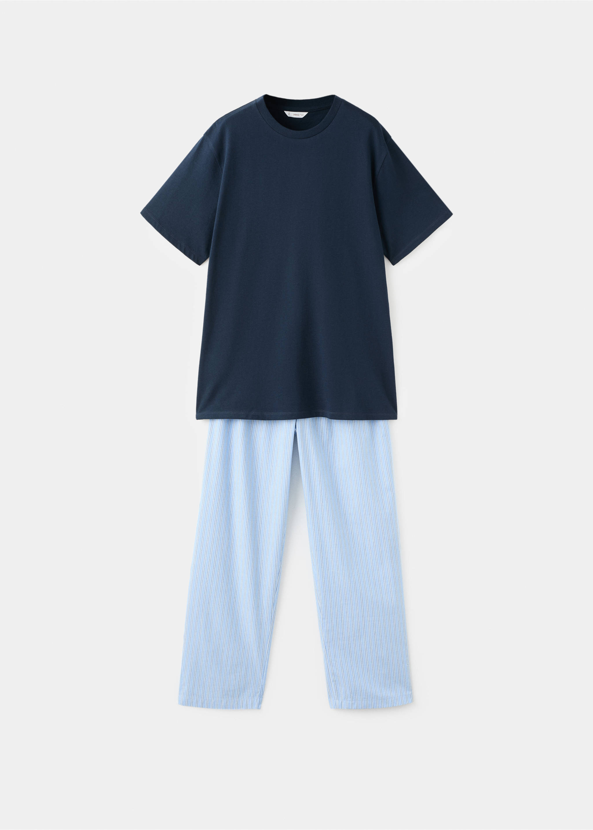 Pack pyjama coton - Article sans modèle, Bleu marine. Ref: 17035823-00.