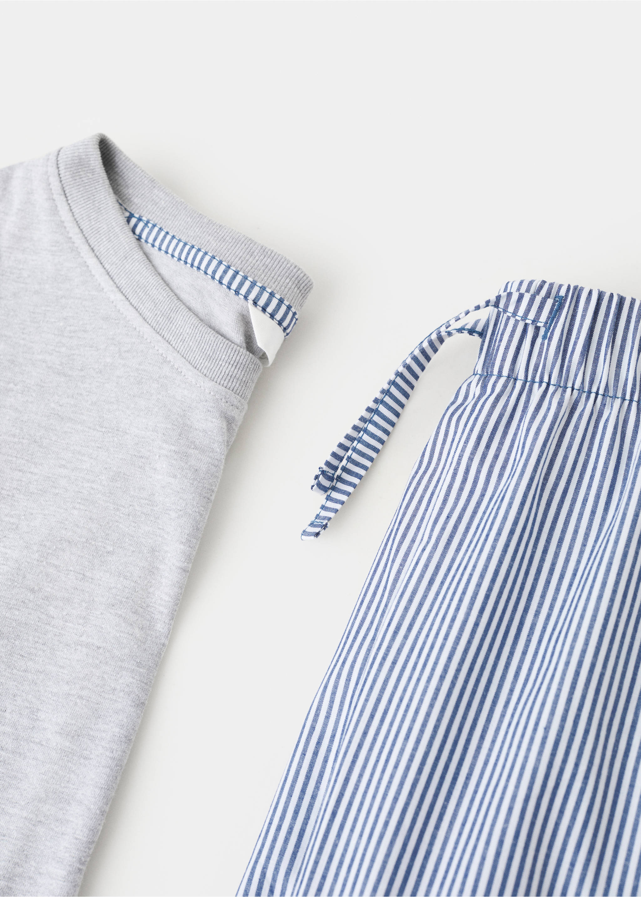 Pack pijama largo - Detalle del artículo 0, Gris claro vigoré. Ref: 17035824-00.