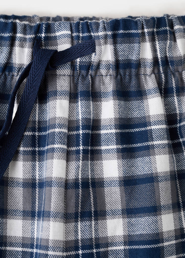 Set of long check pyjamas — Off White