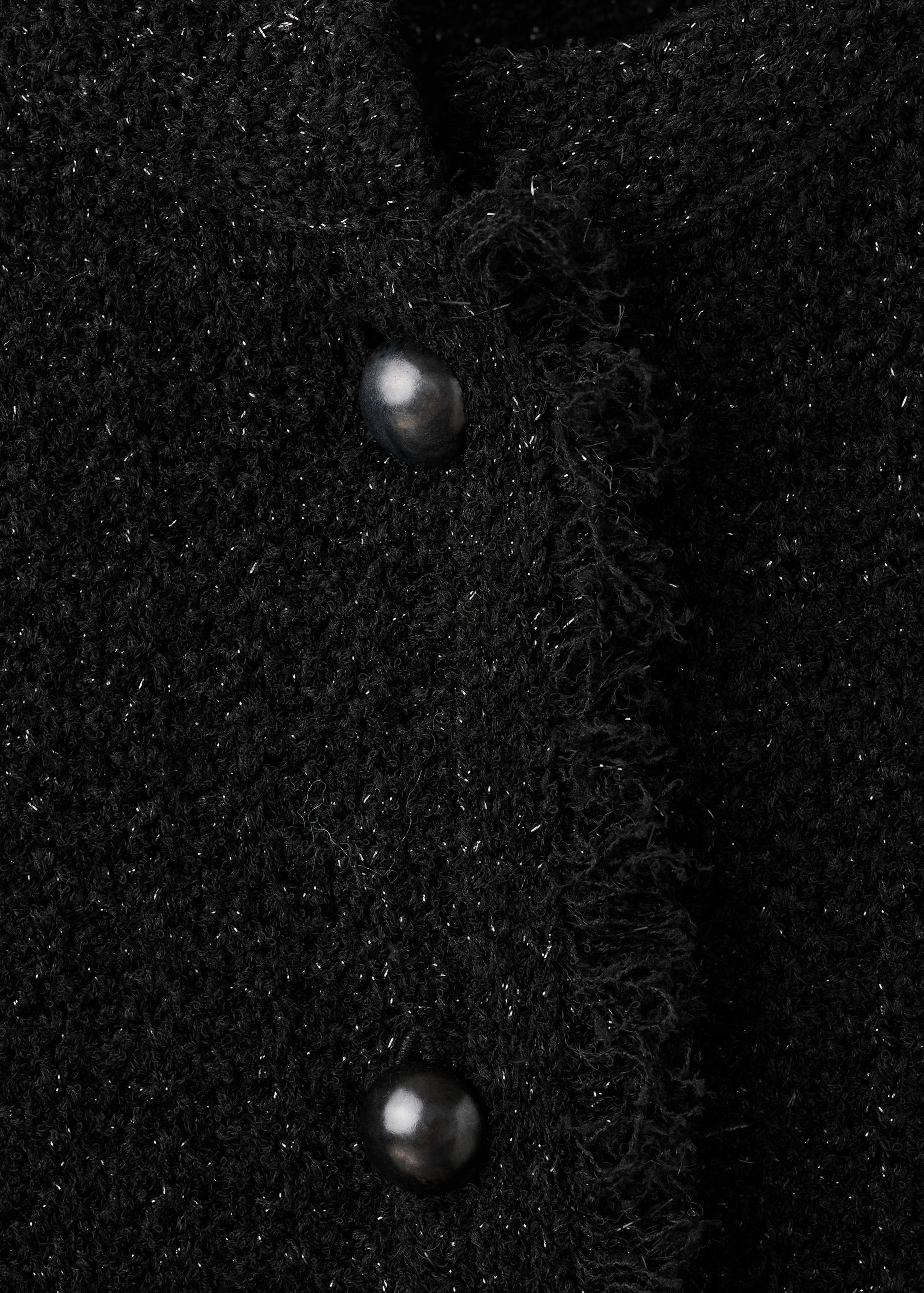 Cardigan en tweed bords effilochés - Détail de l'article 8