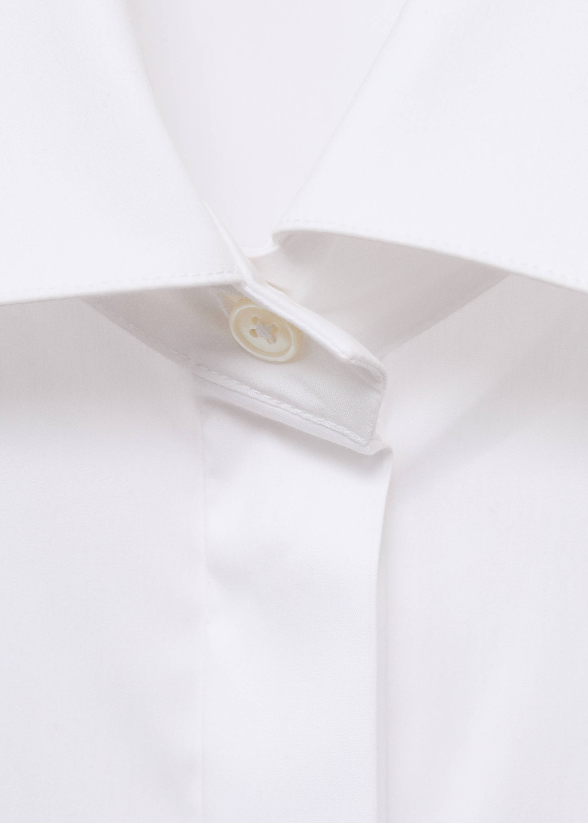 Slim-fit poplin shirt - Details of the article 8
