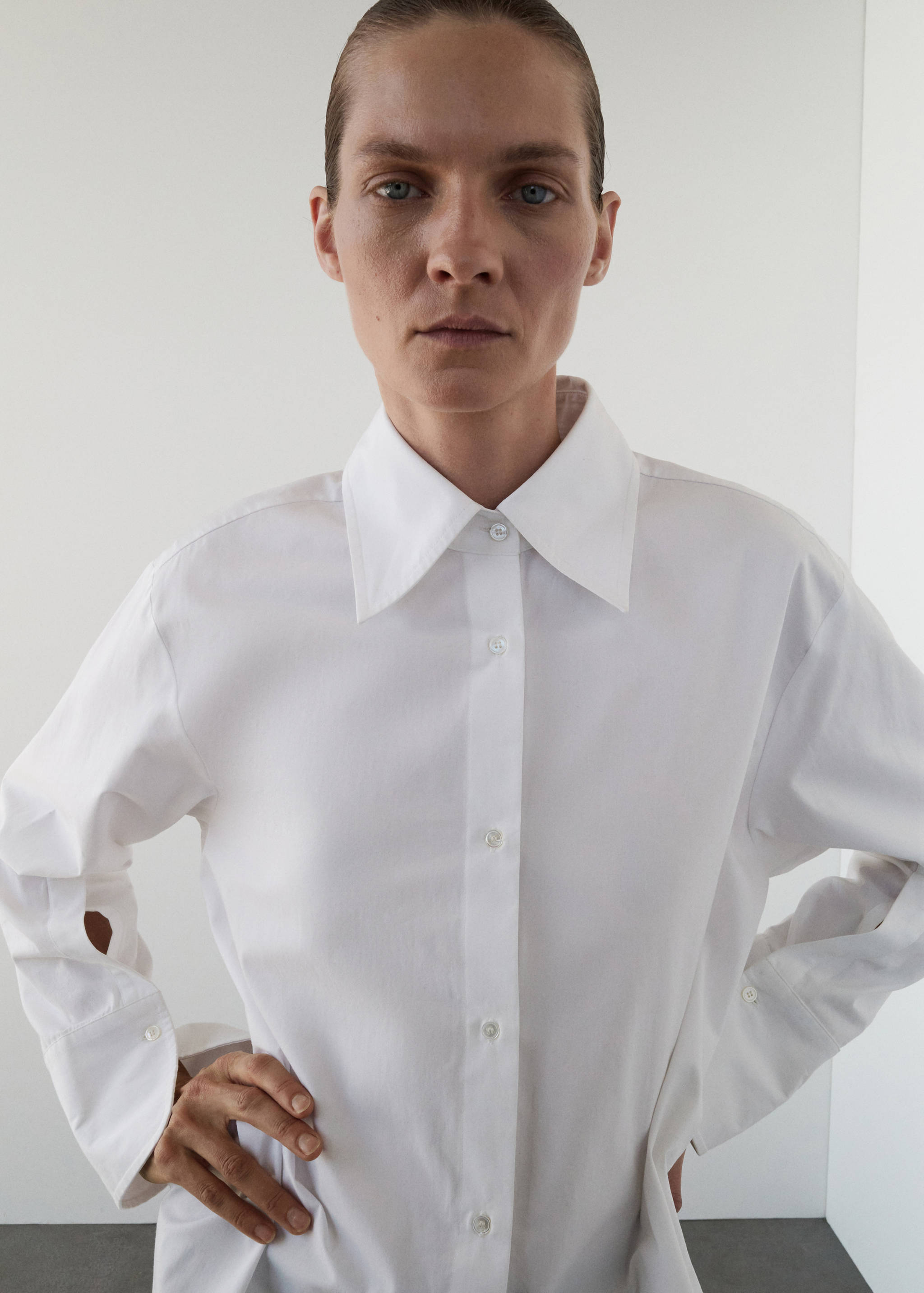 Camicia oversize schiena incrociata - Piano medio