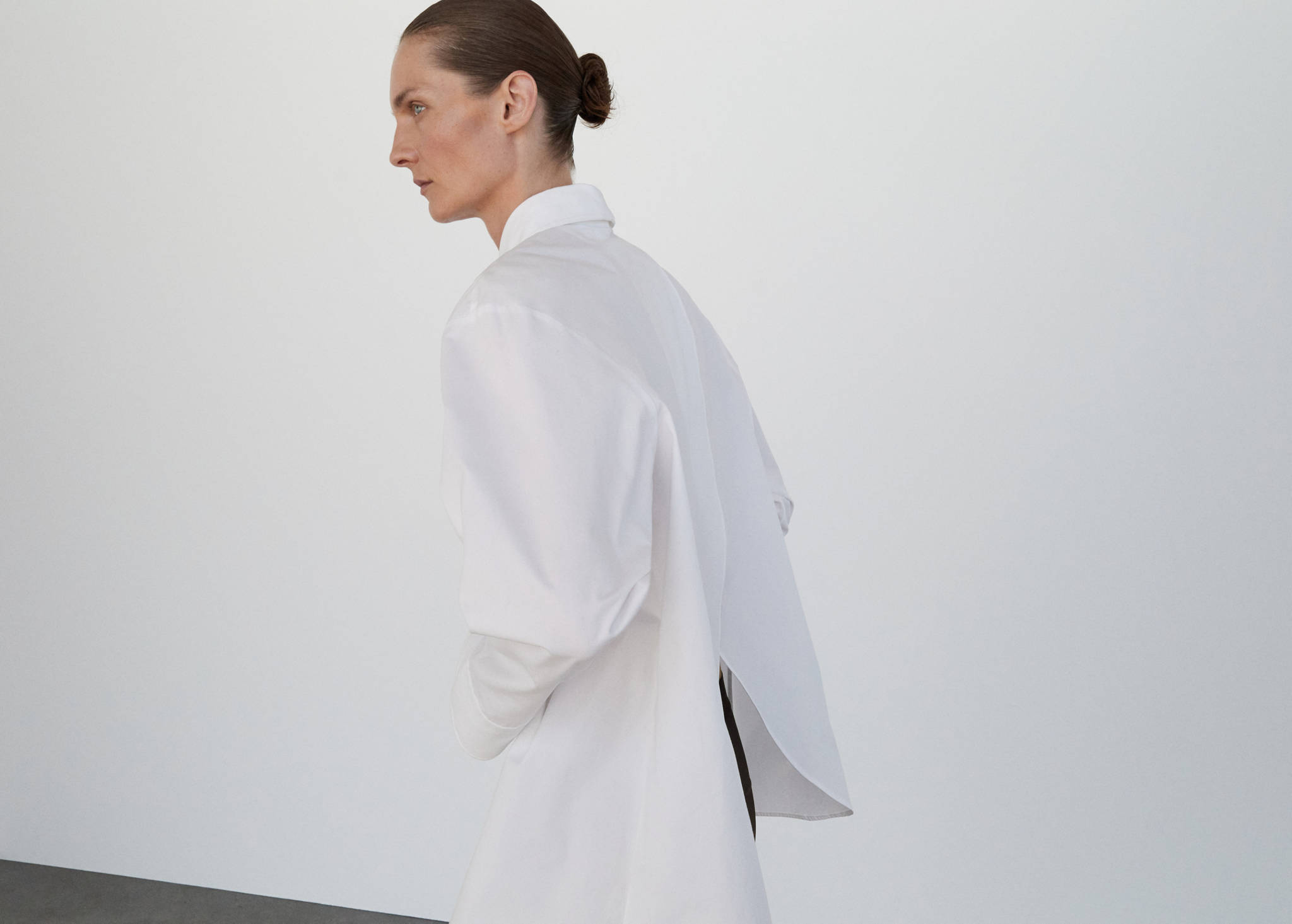 Oversized shirt with crossed back - Panoramic plane