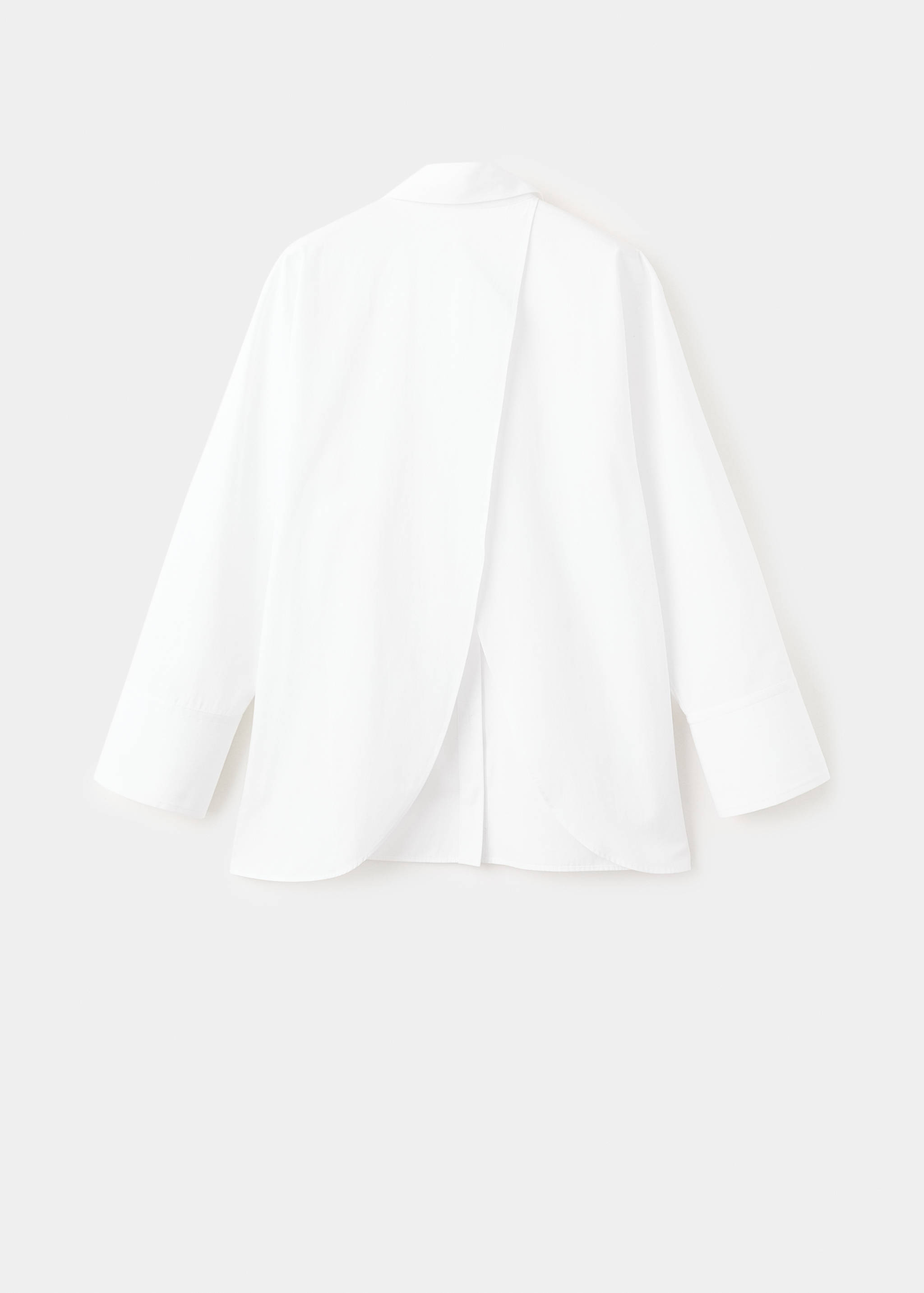 Camicia oversize schiena incrociata - Retro dell'articolo