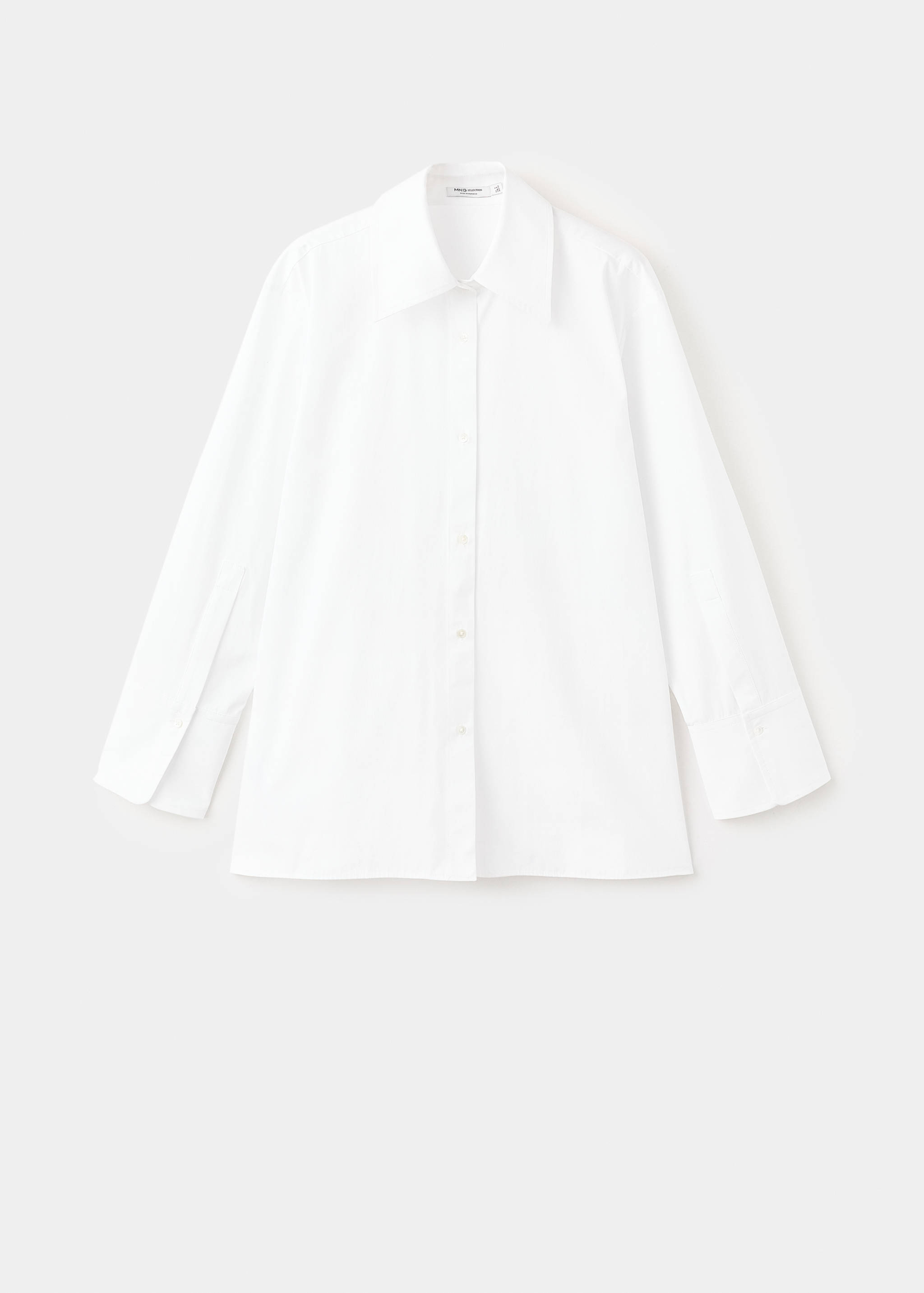 Oversized shirt with crossed back - Article without model