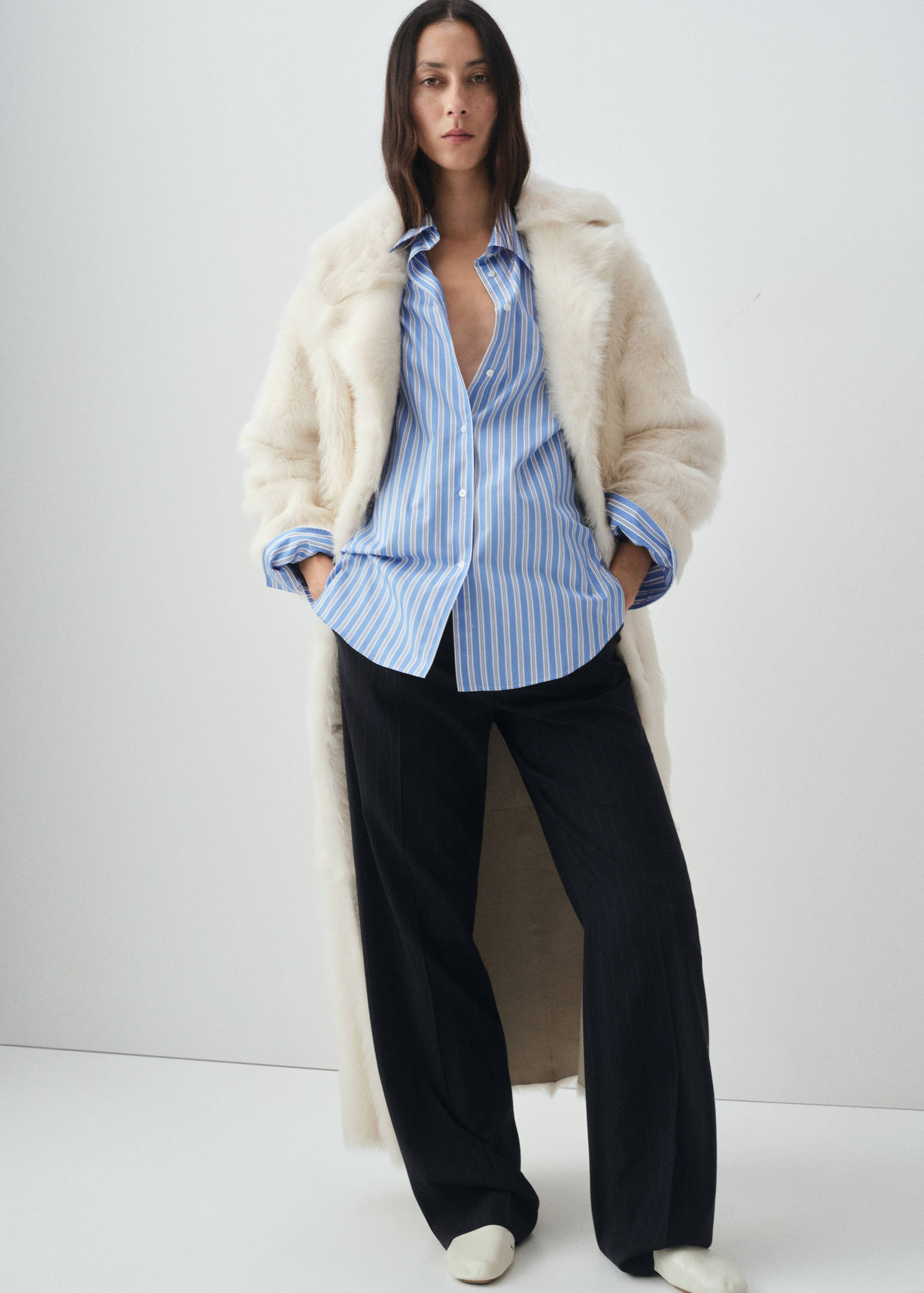 Oversize poplin shirt - General plane