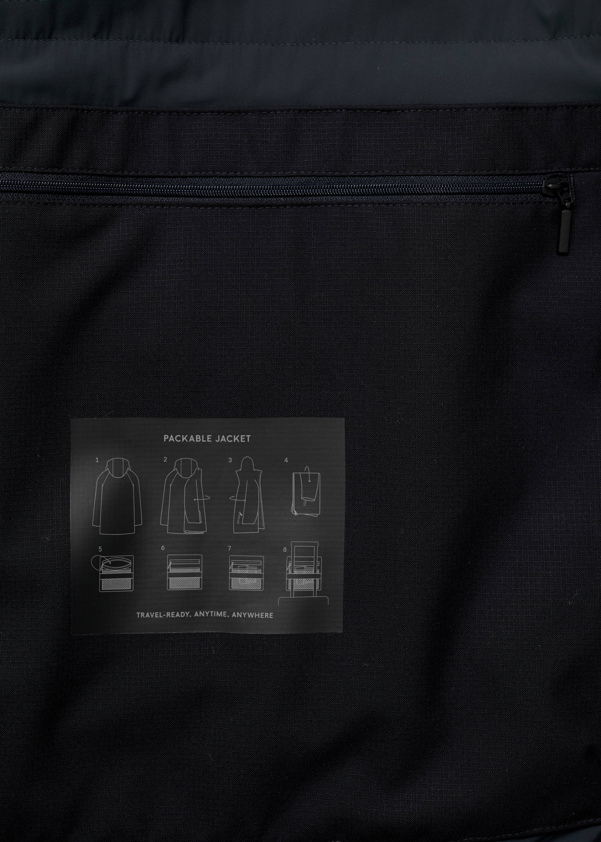 Стеганая водоотталкивающая парка packable с наполнителем Thermolite® - Деталь изделия 0