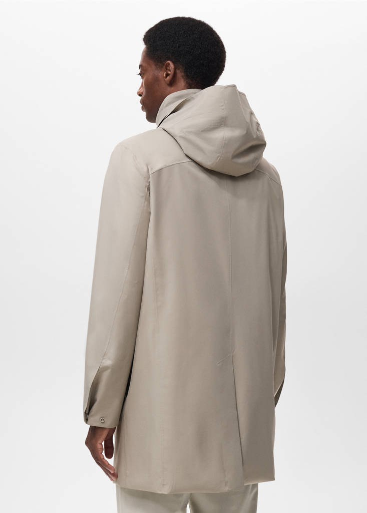 Thermolite® waterproof parka with pockets — Ice Grey